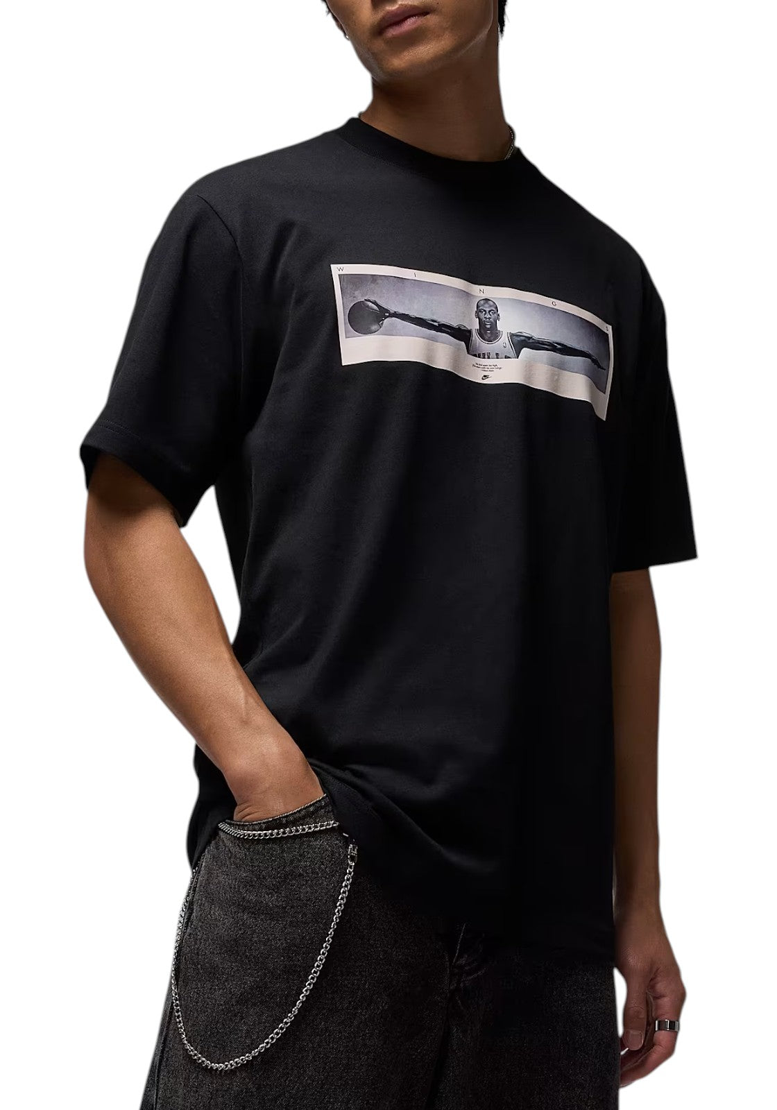 T-SHIRT E CANOTTE Nero/beige Nike