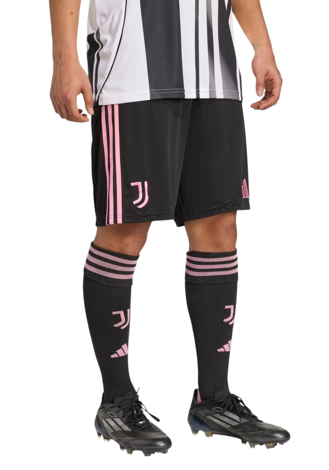 PANTALONCINI Nero/rosa Adidas