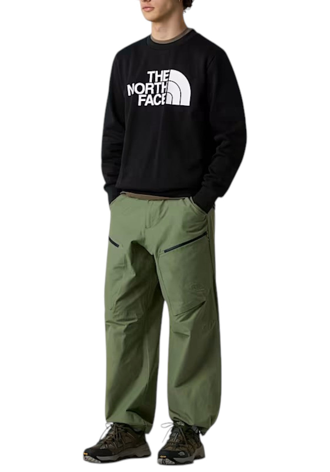 FELPE Nero/bianco The North Face