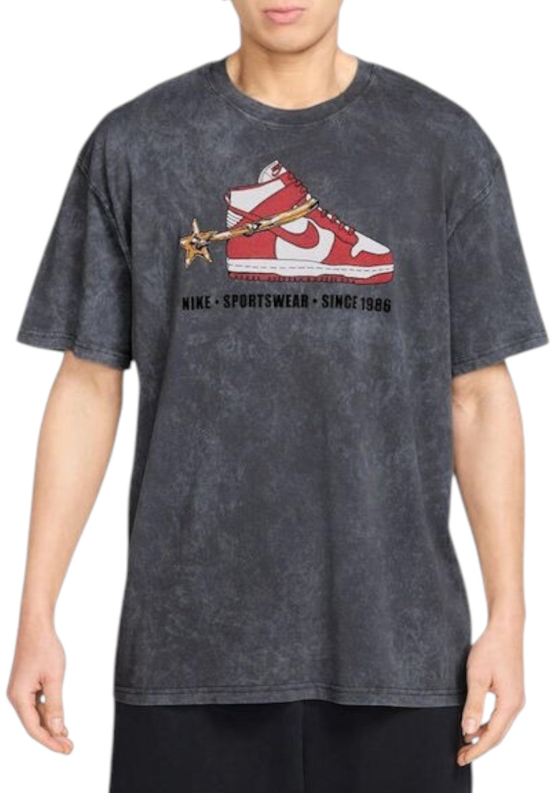 T-SHIRT E CANOTTE Grigio/rosso Nike