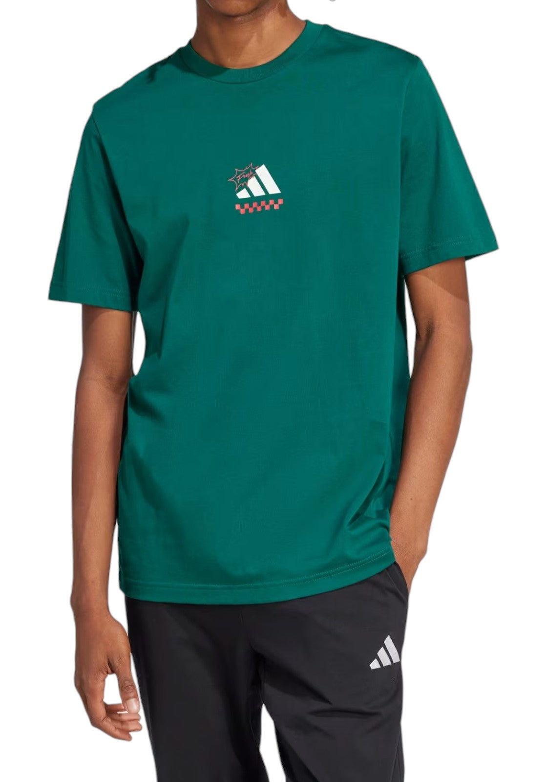 T-SHIRT E CANOTTE Verde/beige Adidas