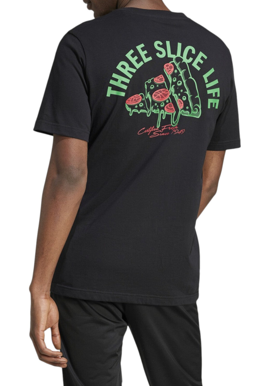 T-SHIRT E CANOTTE Nero/verde Adidas