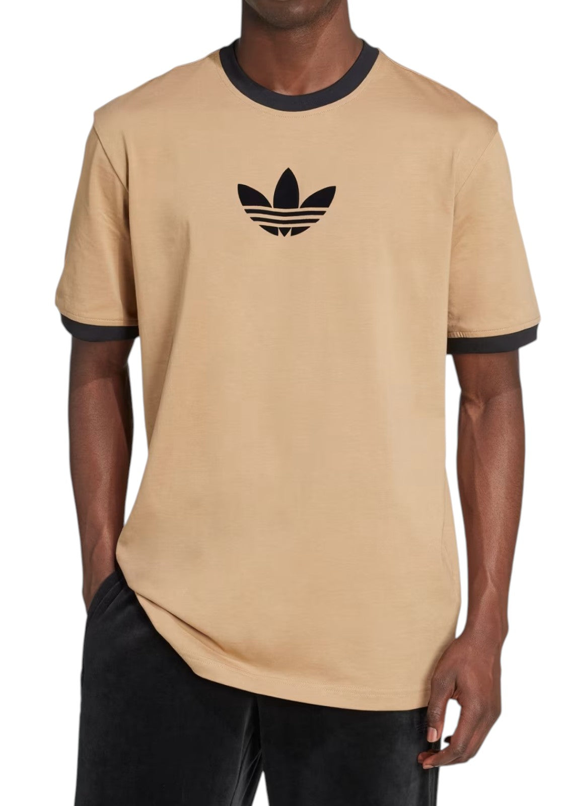 T-SHIRT E CANOTTE Beige/nero Adidas Originals