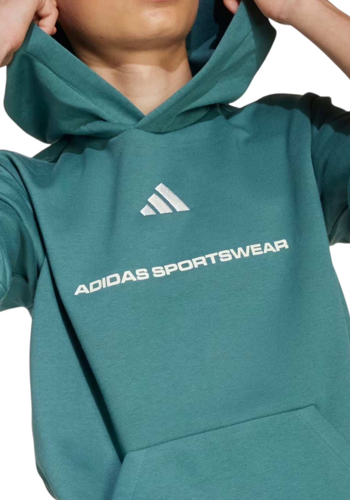 FELPE Petrolio/bianco Adidas