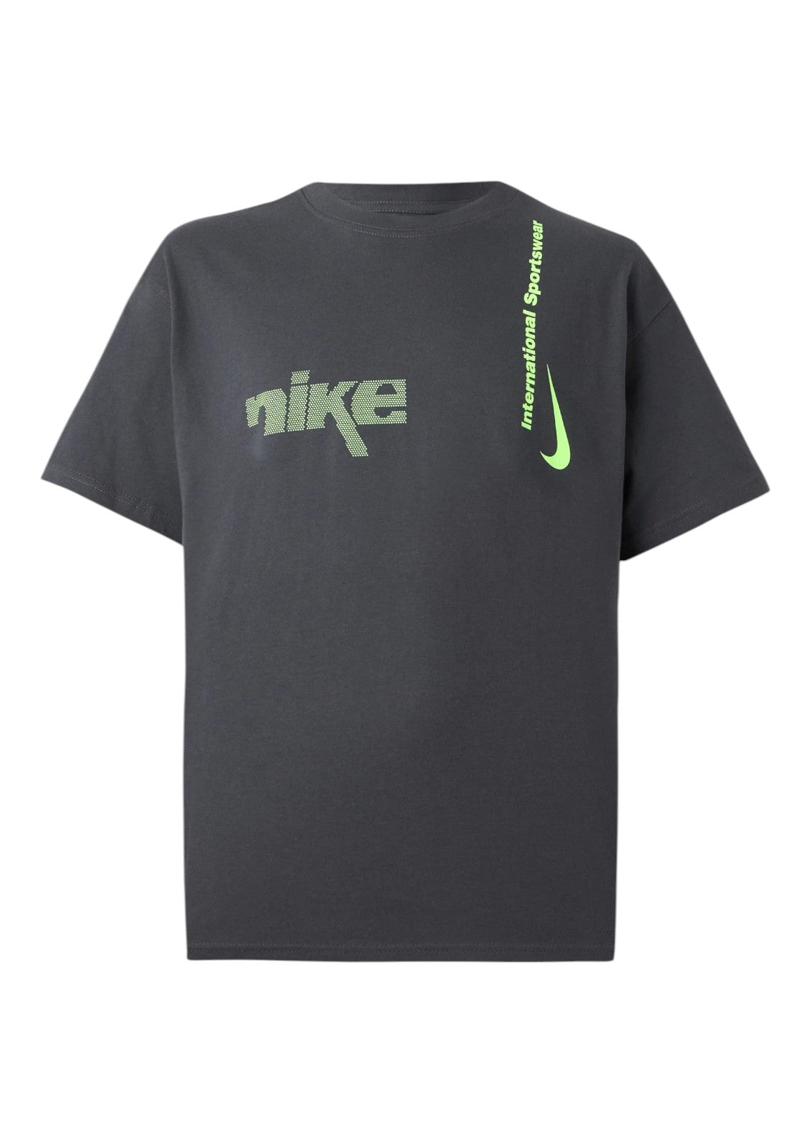 T-SHIRT E CANOTTE Grigio/verde Nike