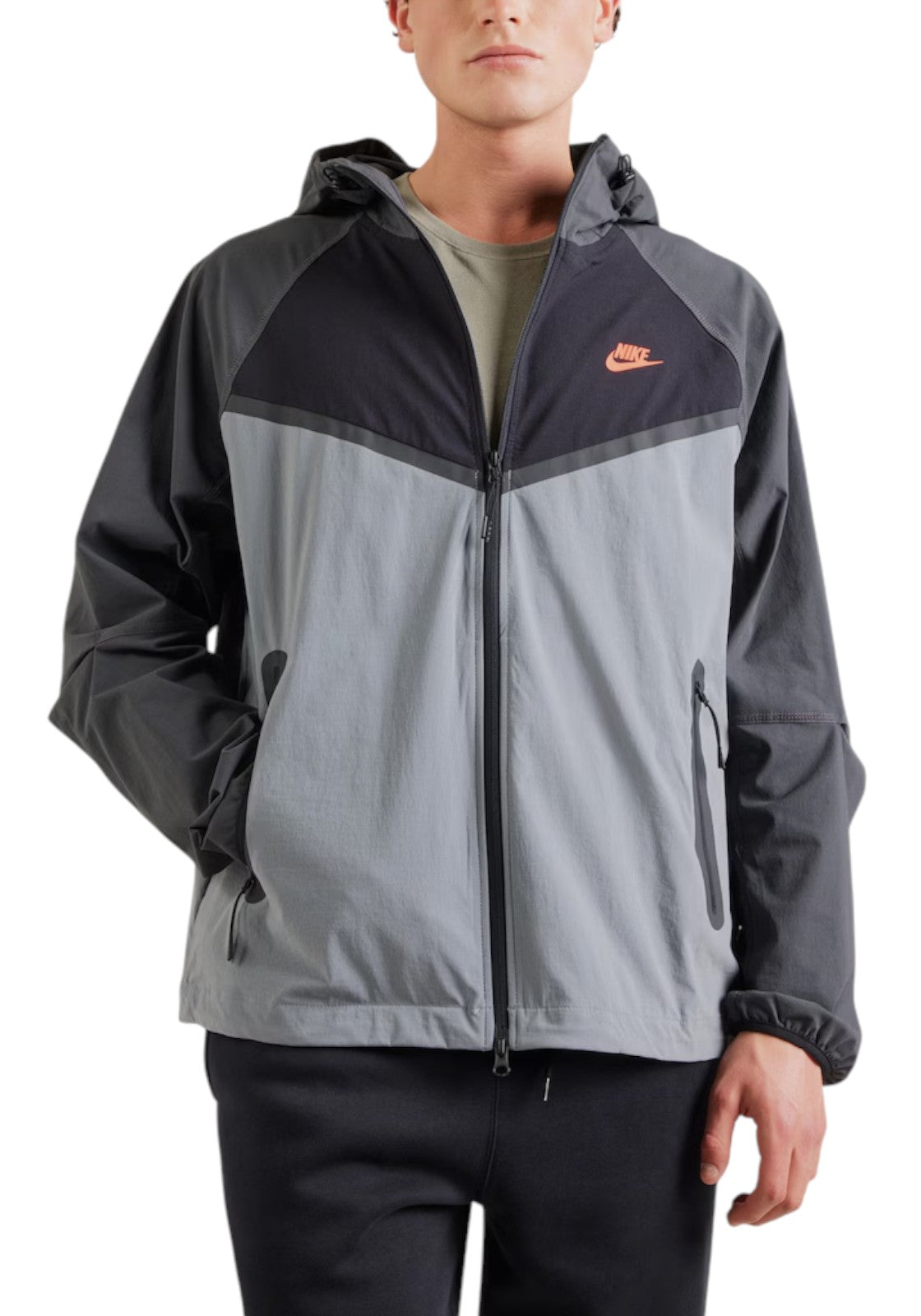 GIUBBINI E GIACCHE Nero/grigio Nike