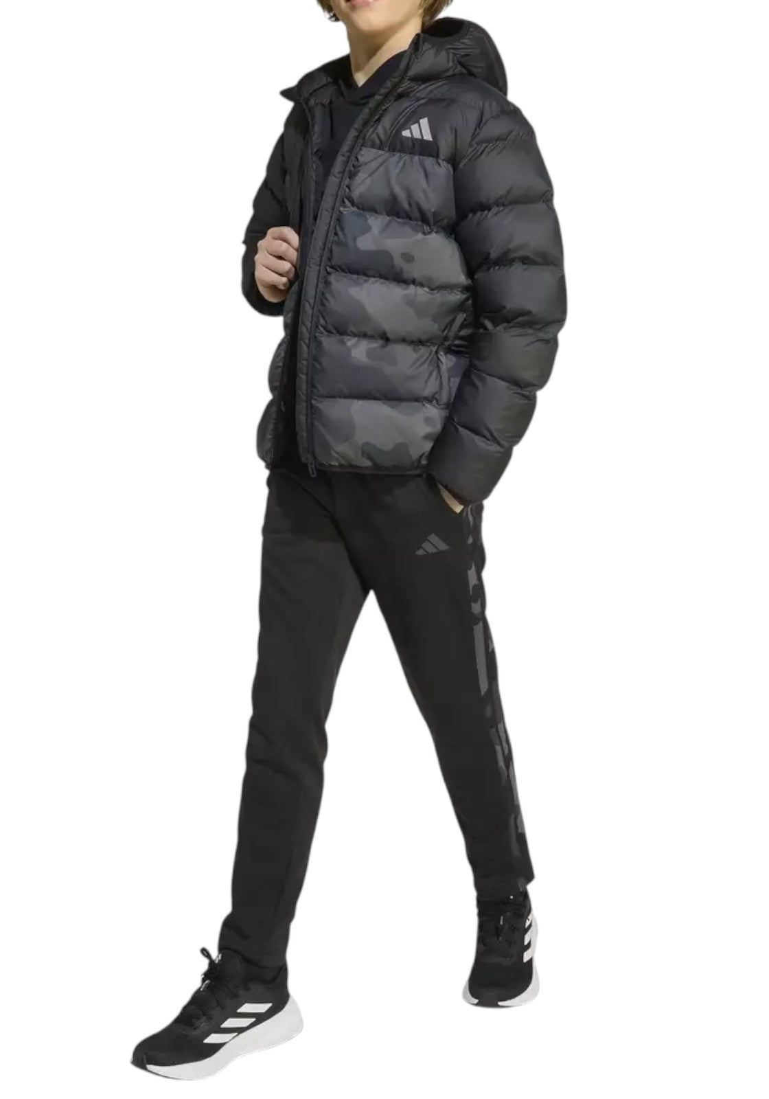 GIUBBINI E GIACCHE Nero/grigio Adidas