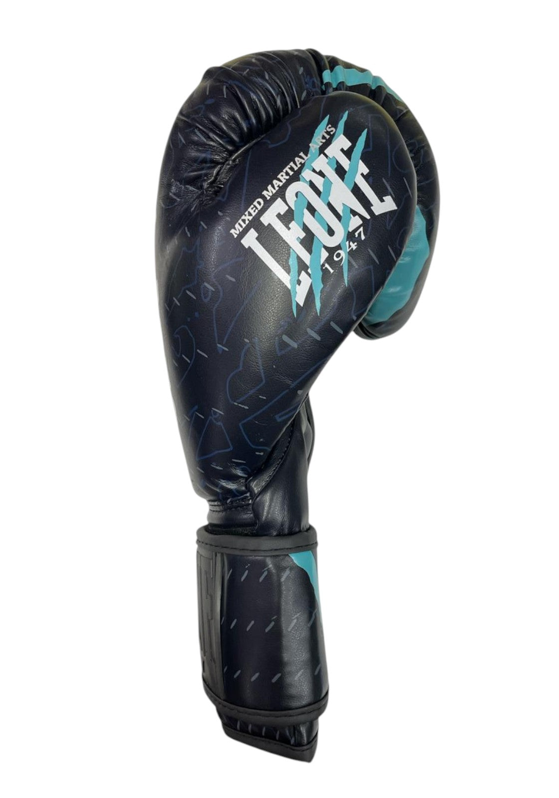 BOXE-KARATE-JUDO Nero/celeste Leone