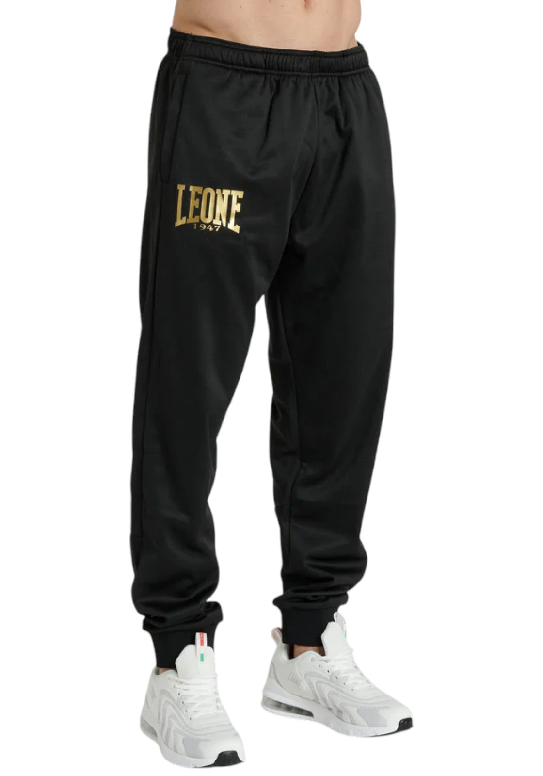 PANTALONI Nero/oro Leone