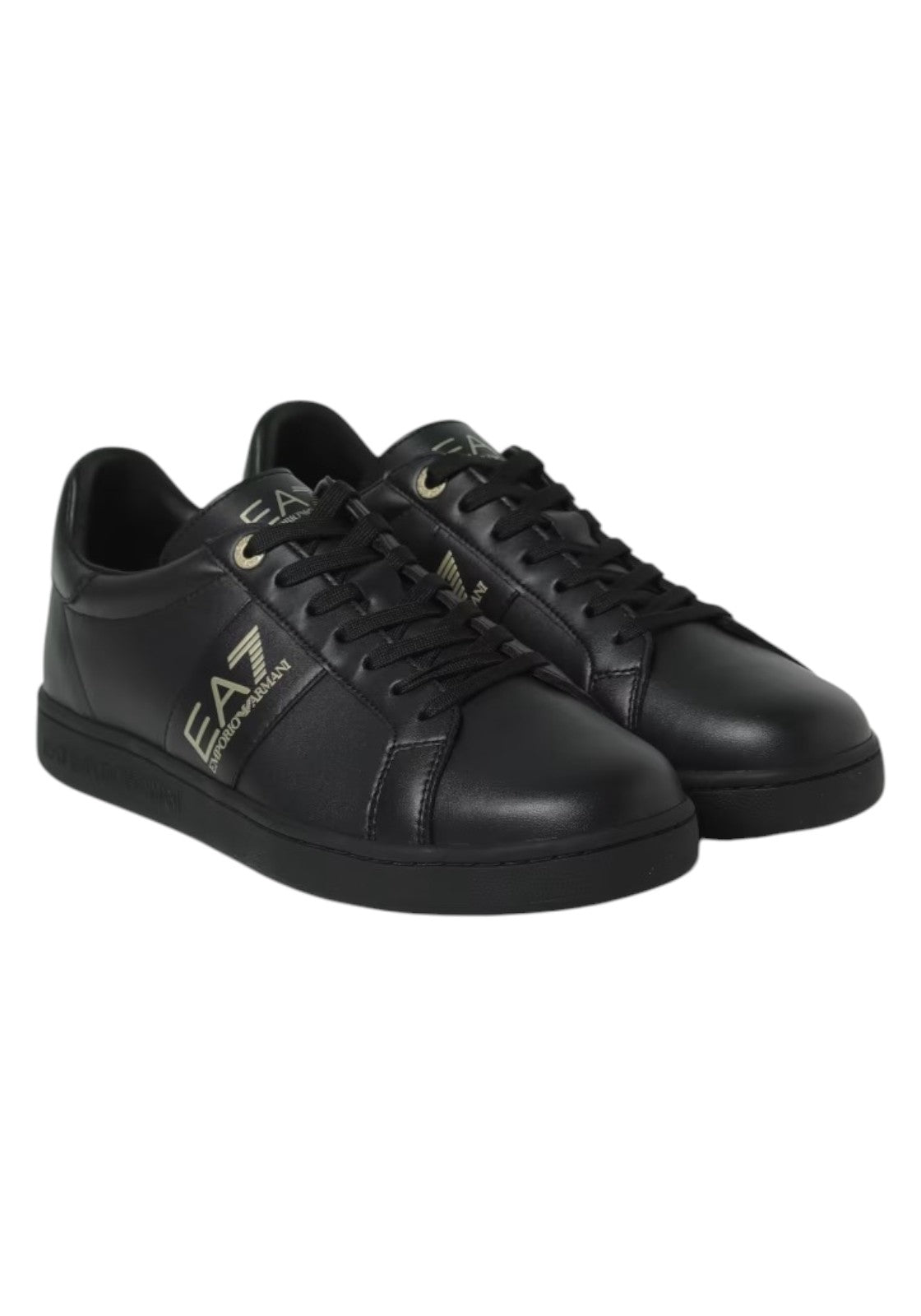 SCARPE Nero/oro Ea7