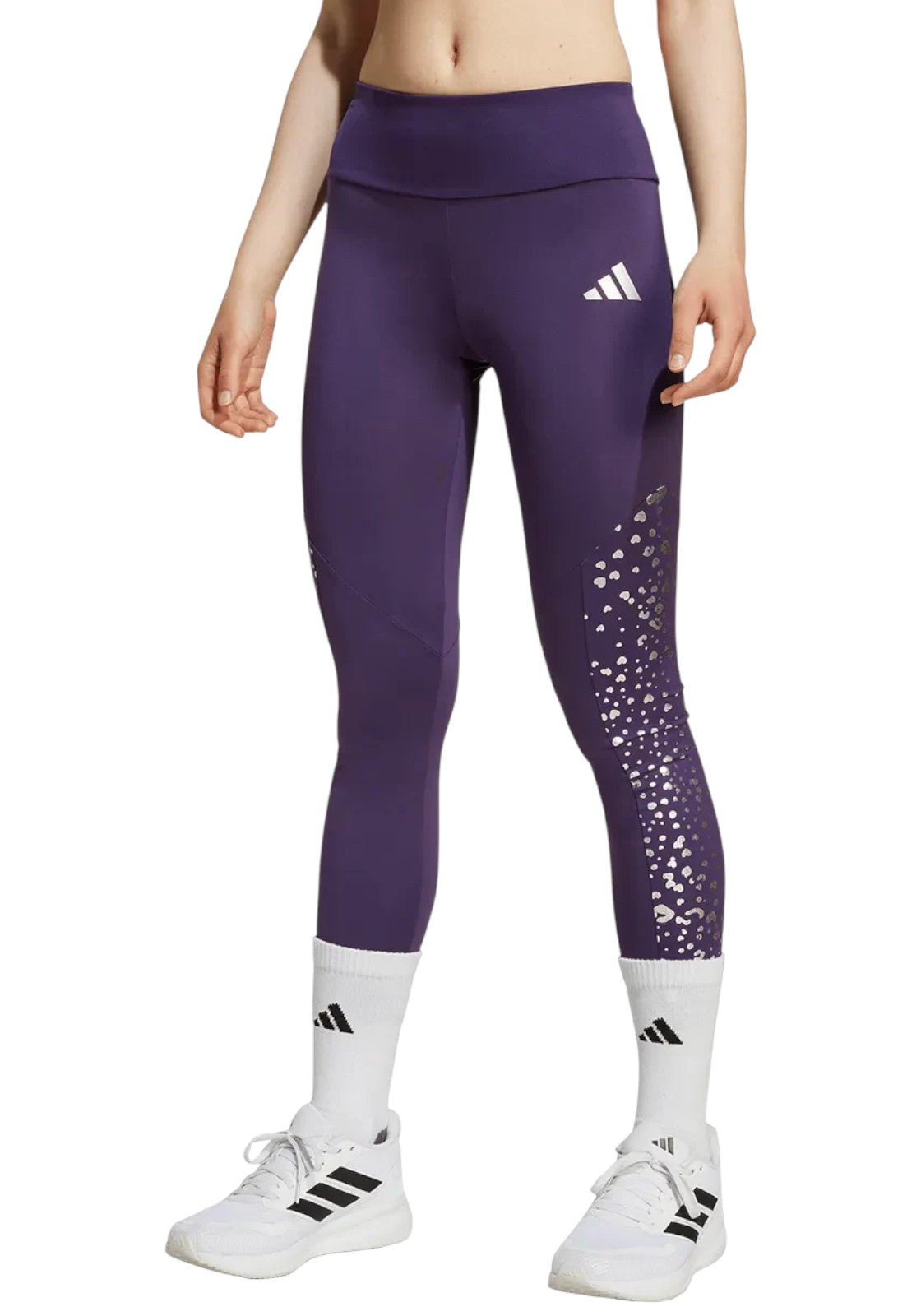 PANTALONI Viola/argento Adidas