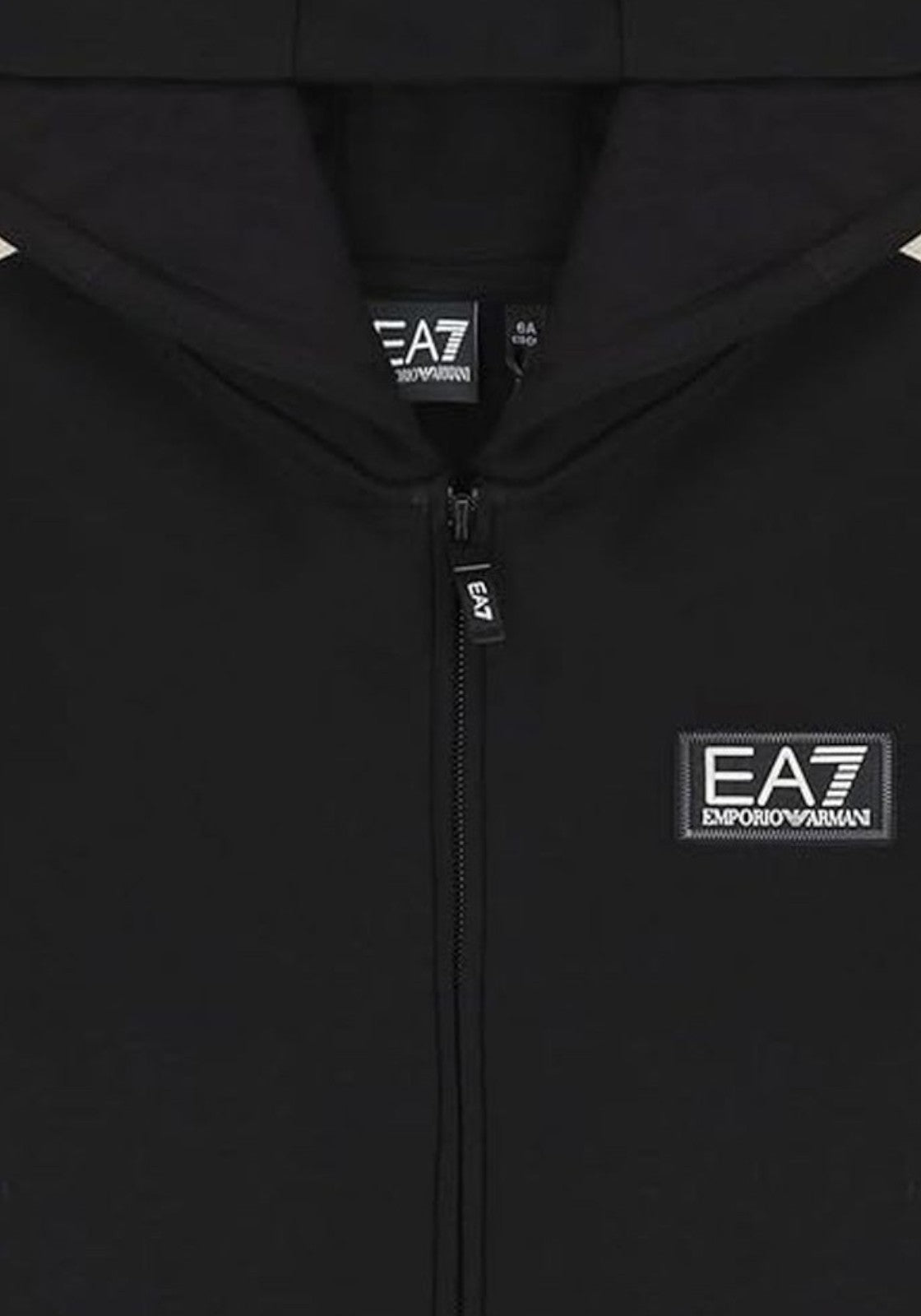 FELPE Nero/panna Ea7