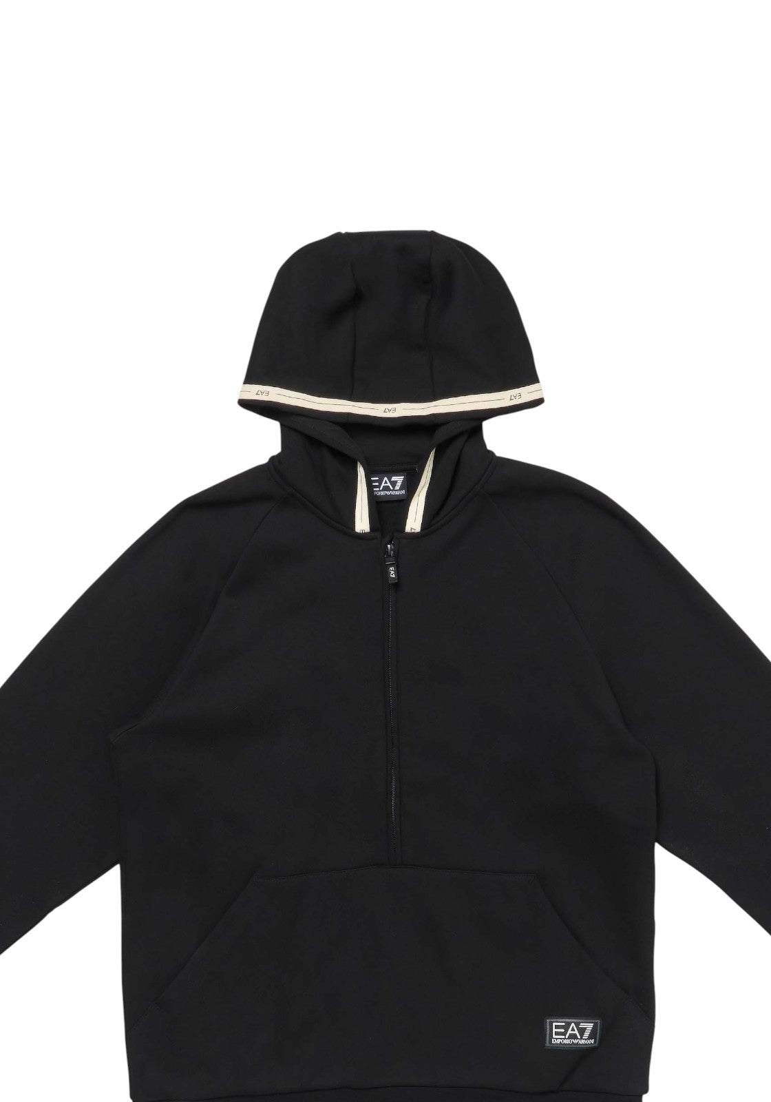 FELPE Nero/panna Ea7