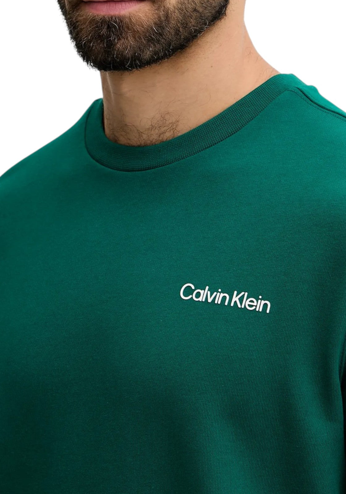 FELPE Verde/bianco Calvin Klein