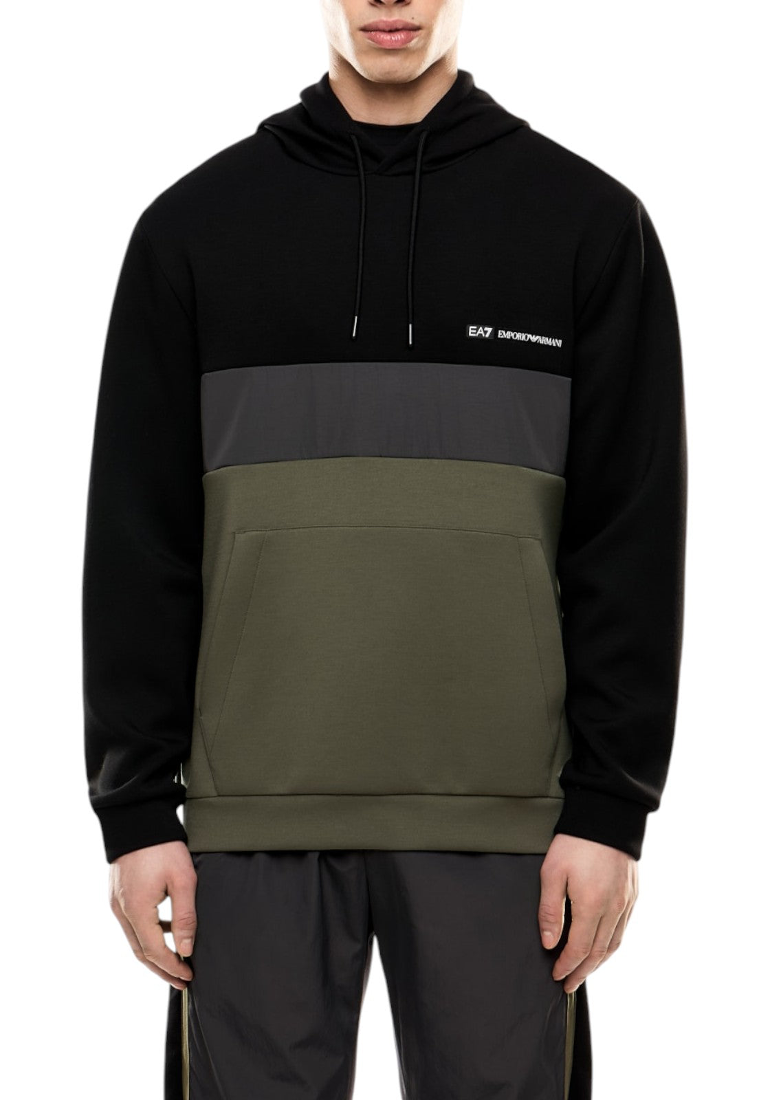 FELPE Verde/nero Ea7