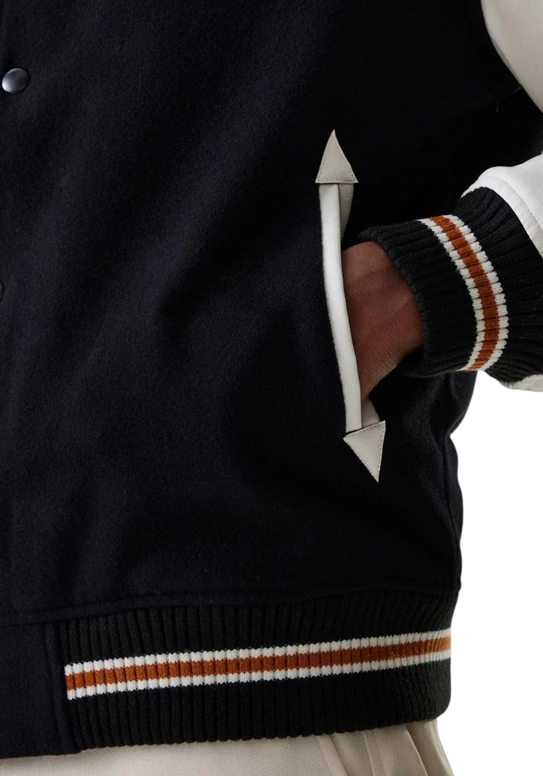 GIUBBINI E GIACCHE Nero/panna New Era