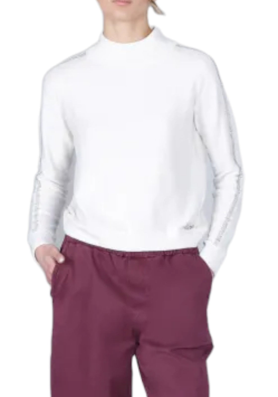 MAGLIONI E POLO Bianco/argento Cafenoir