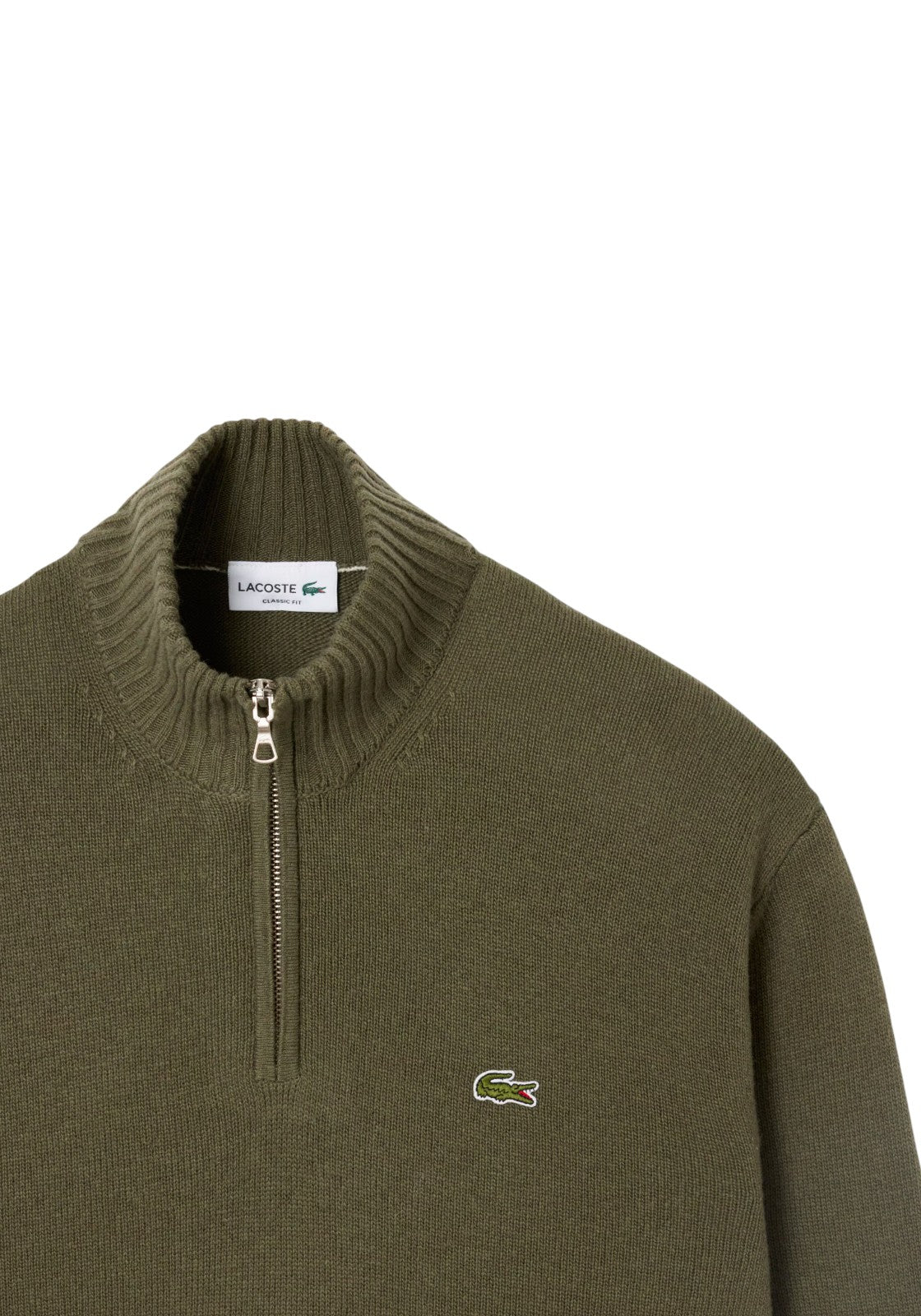 MAGLIONI E POLO Verde Militare Lacoste