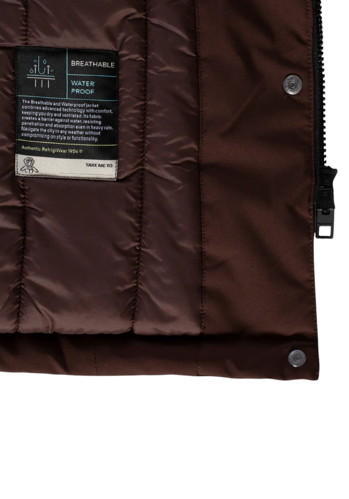 GIUBBINI E GIACCHE Marrone Refrigiwear