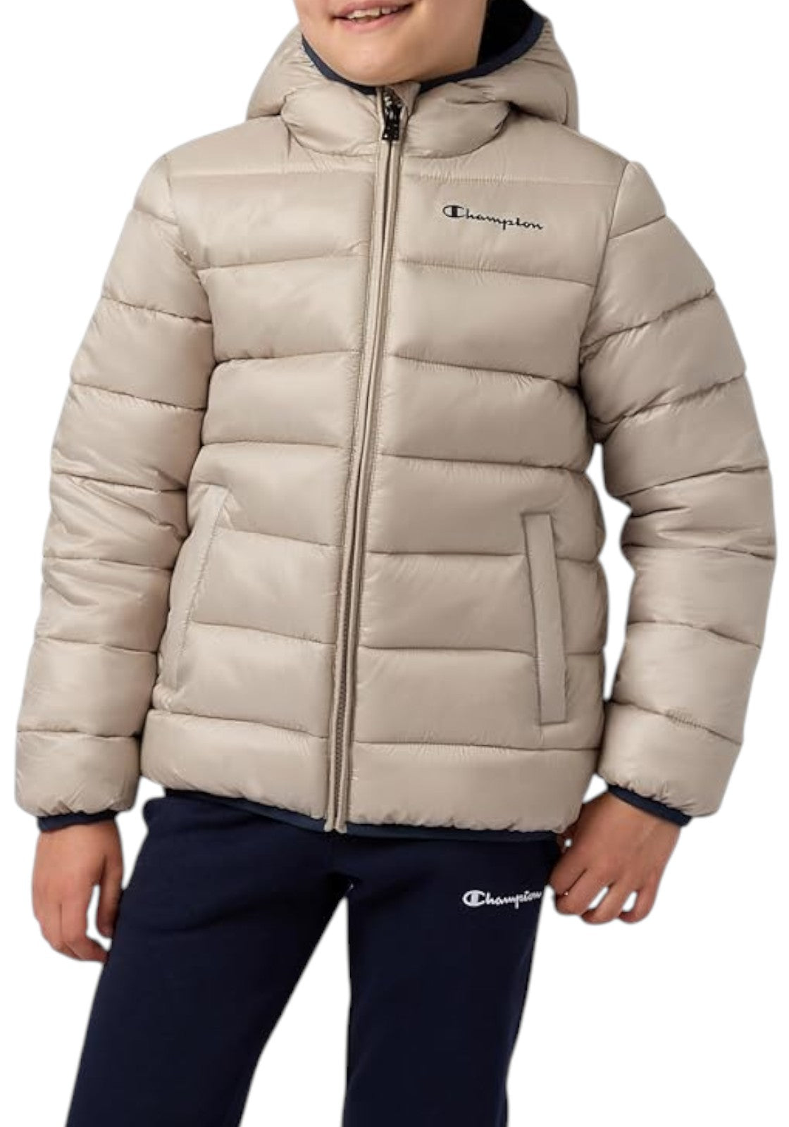 GIUBBINI E GIACCHE Beige/blu Champion