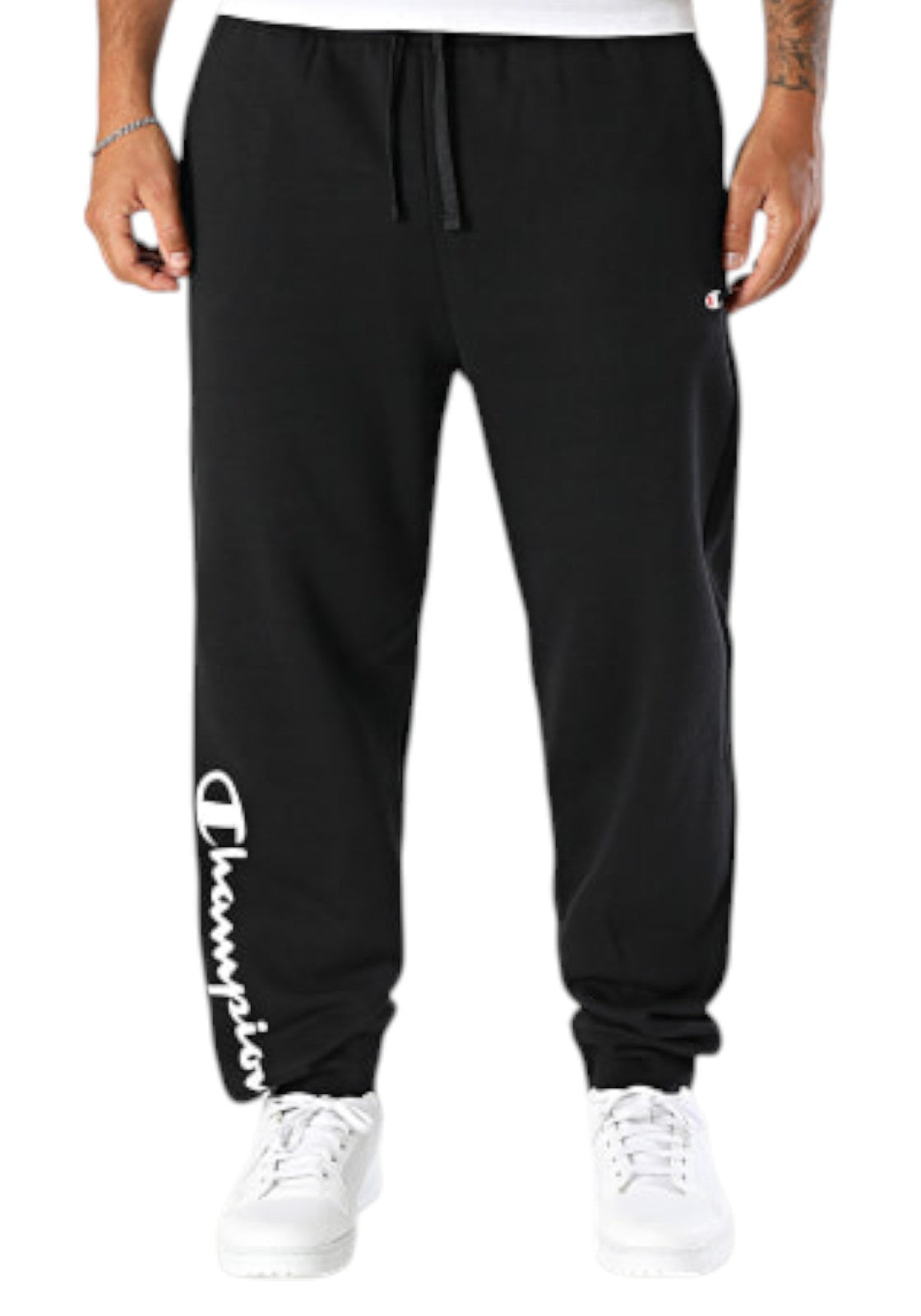 PANTALONI Nero/bianco Champion