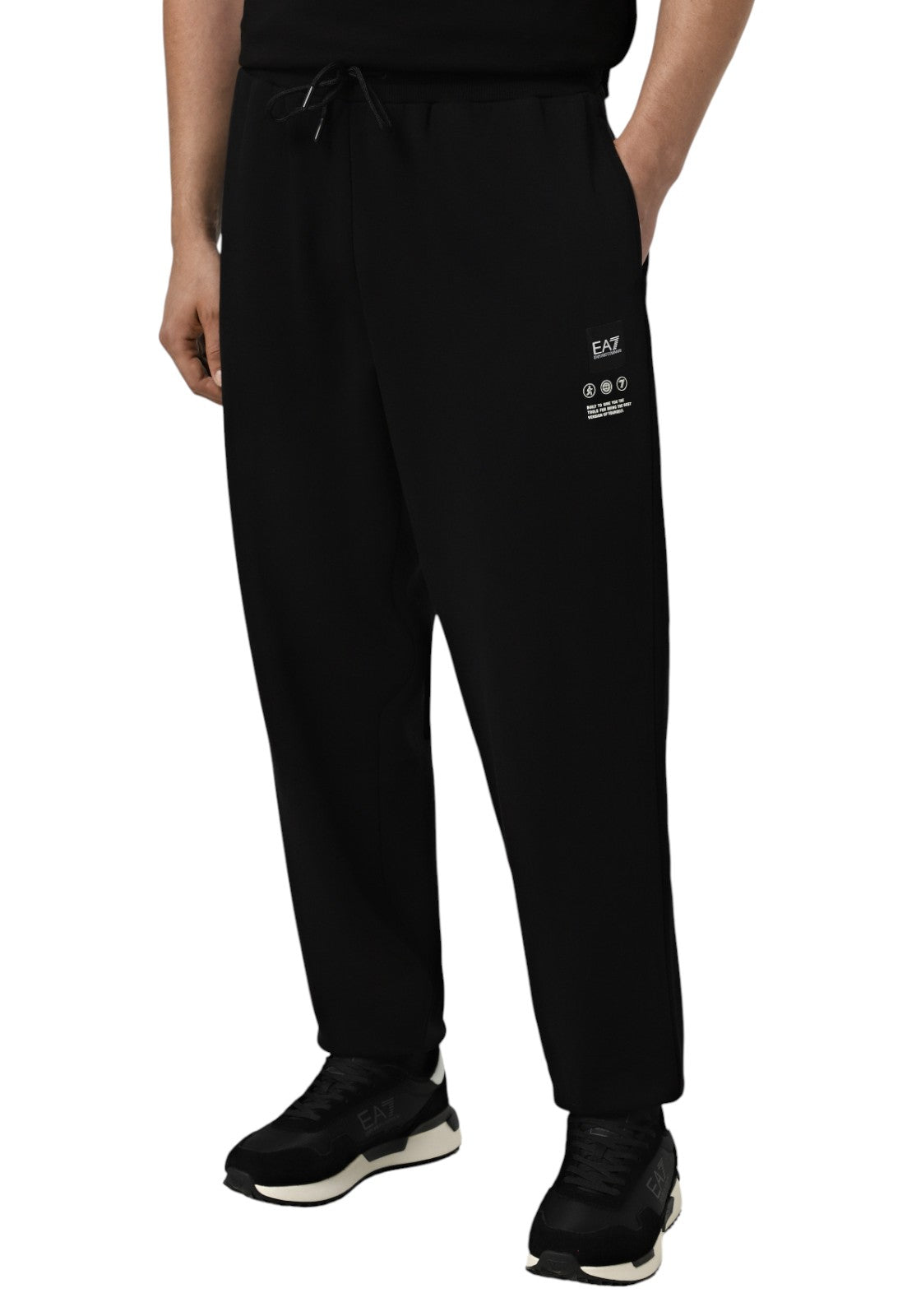PANTALONI Nero/beige Ea7