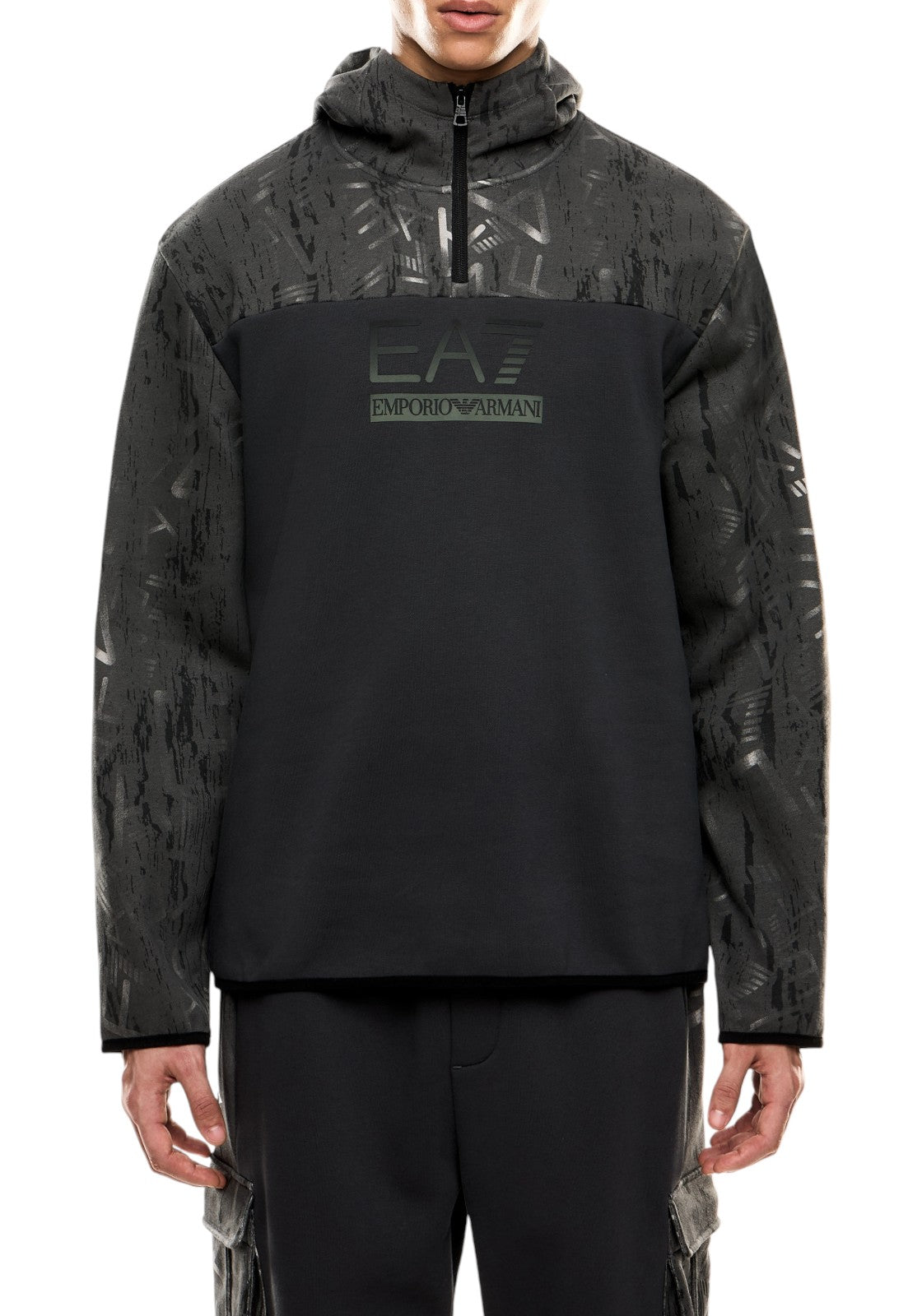 FELPE Grigio/verde Ea7