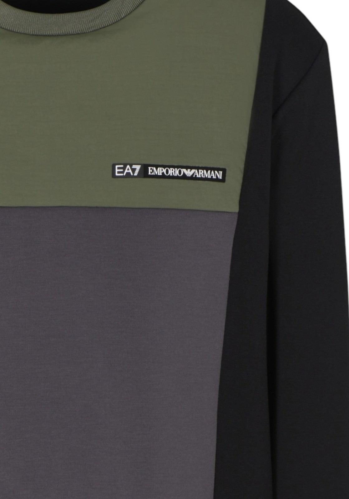 FELPE Verde/antracite Ea7