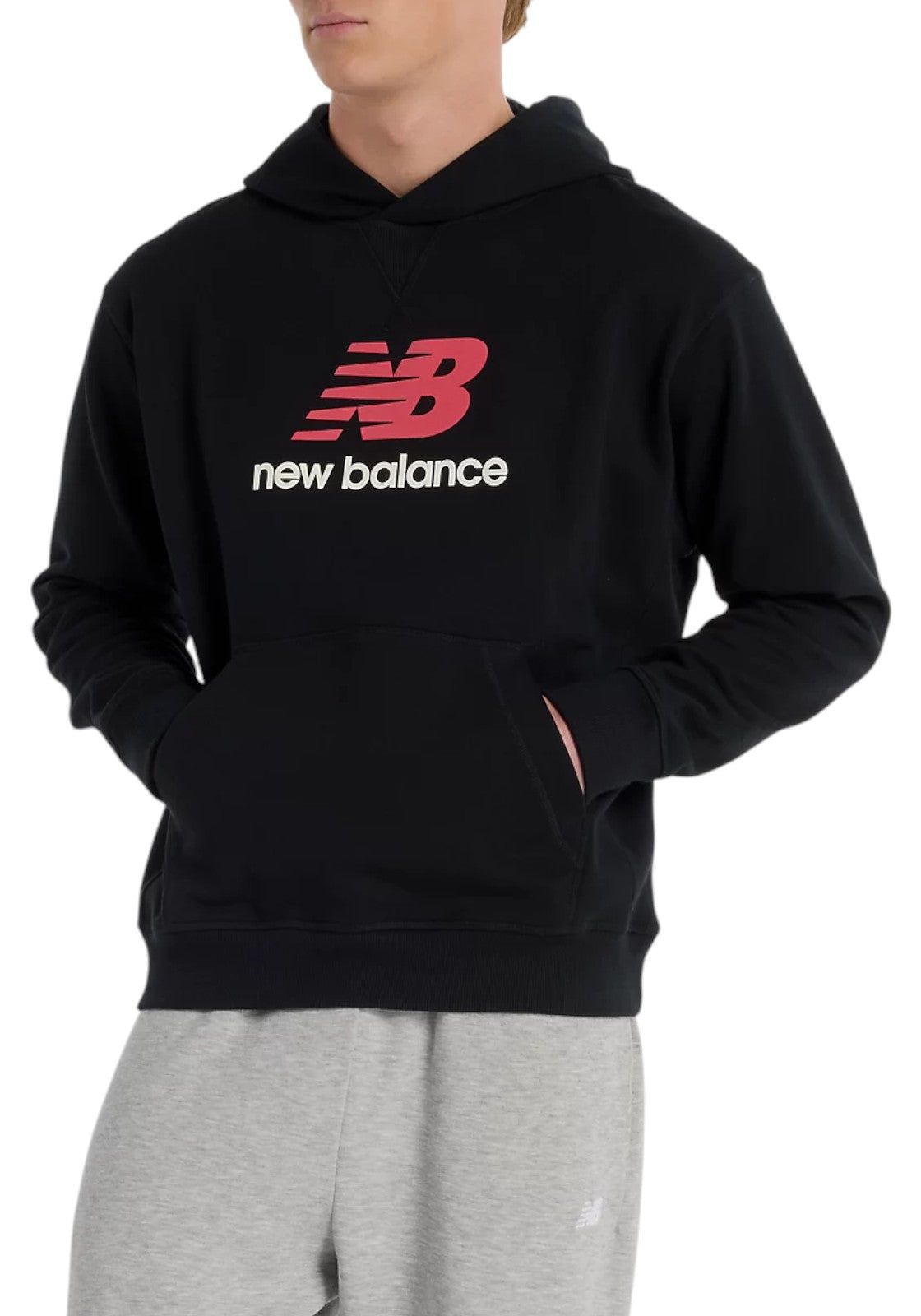 FELPE Nero/rosso New Balance