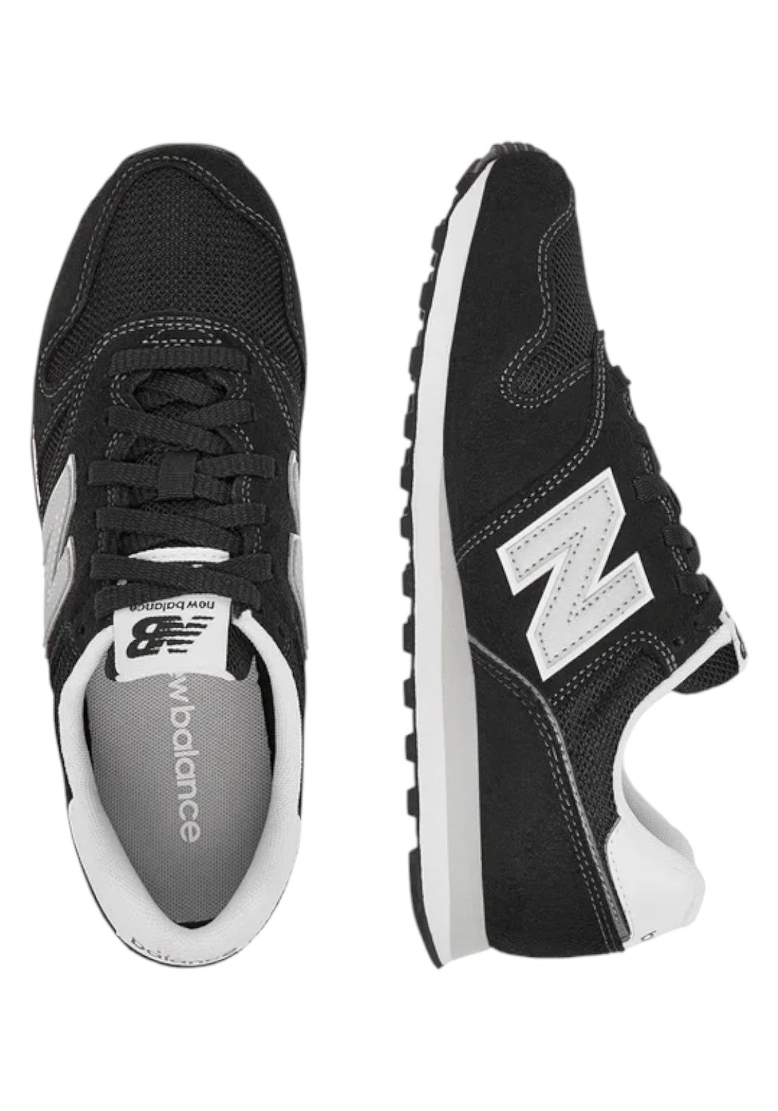 SCARPE Nero/argento New Balance