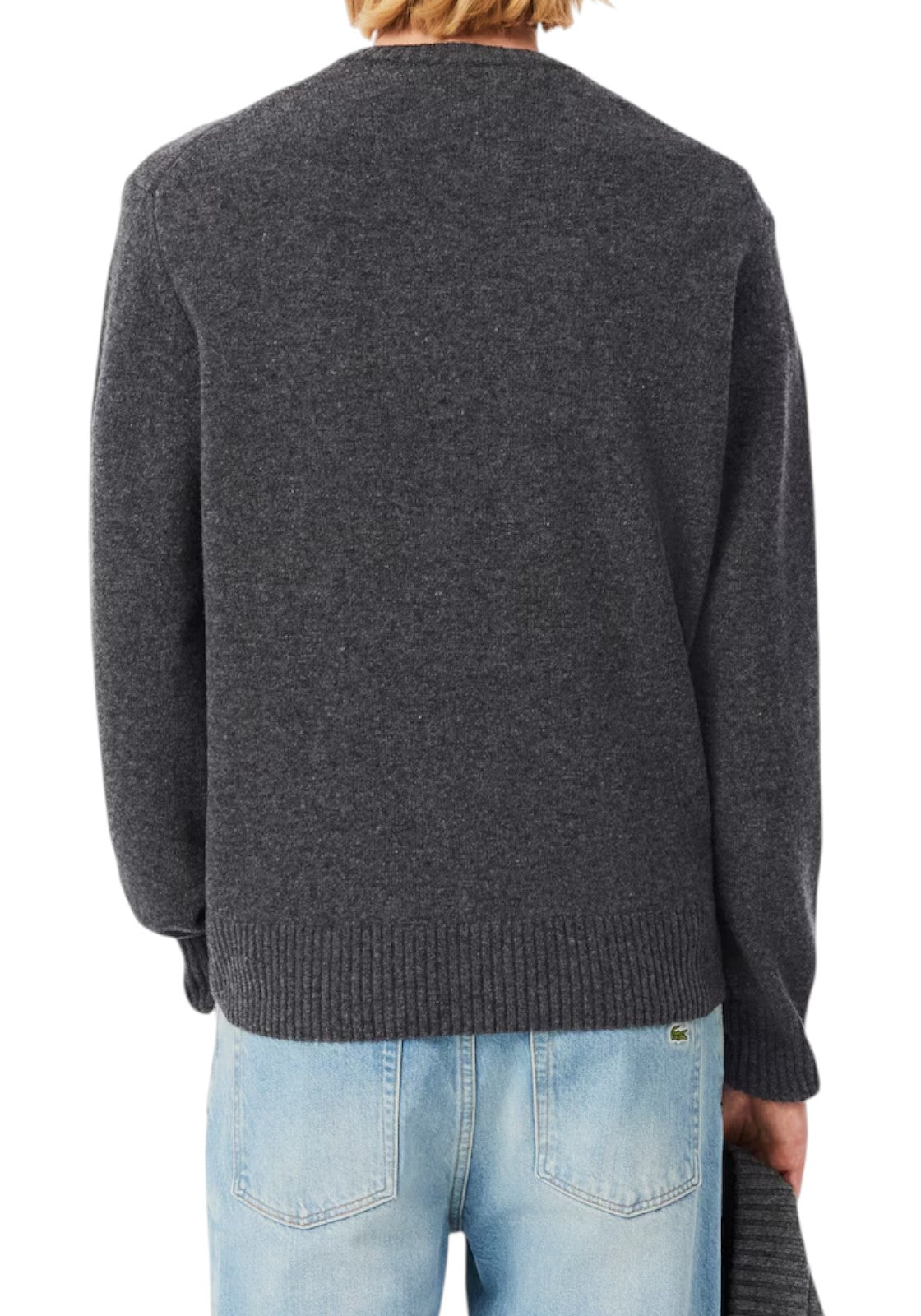 MAGLIONI E POLO Grigio Melange Lacoste