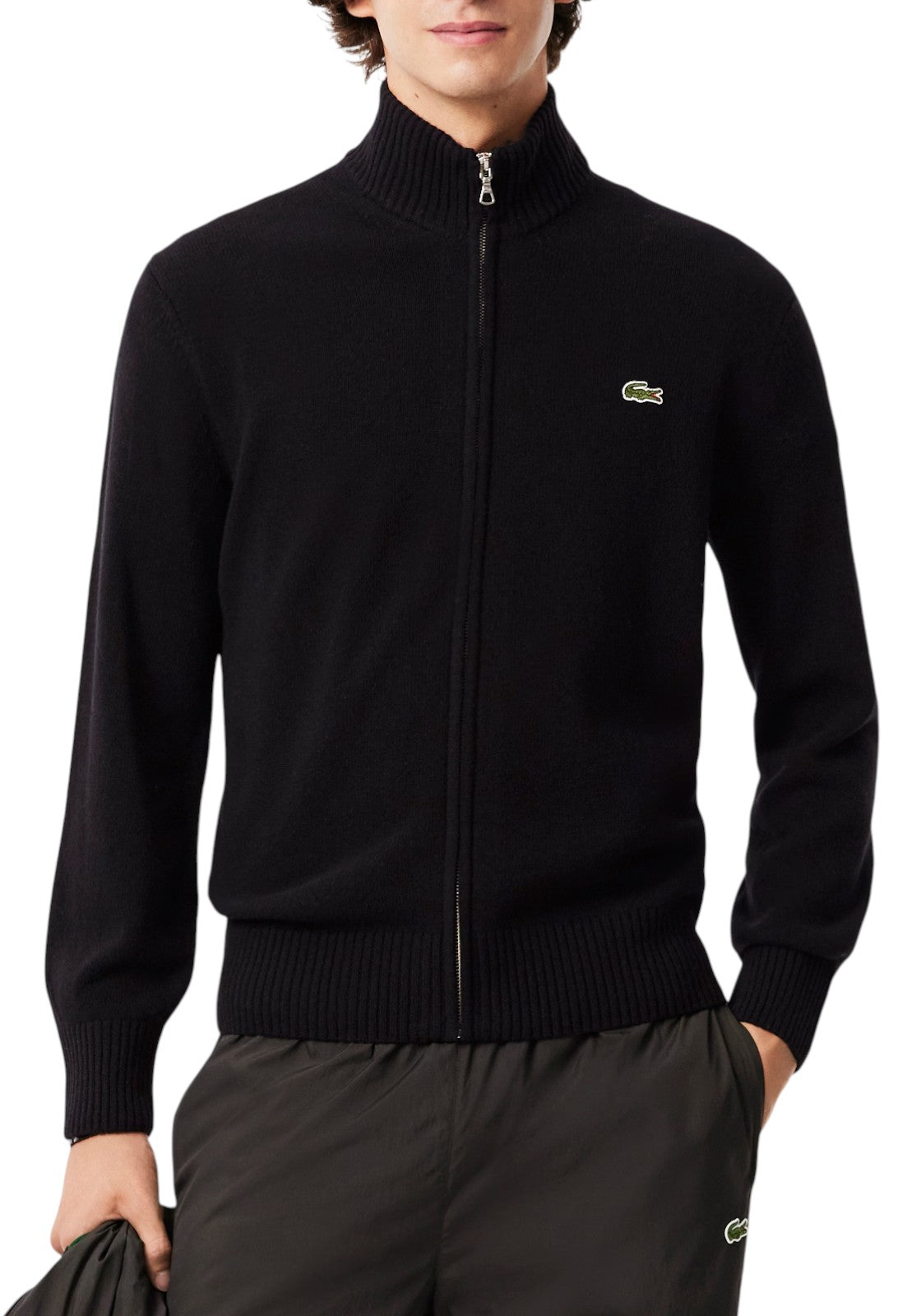 MAGLIONI E POLO Nero Lacoste