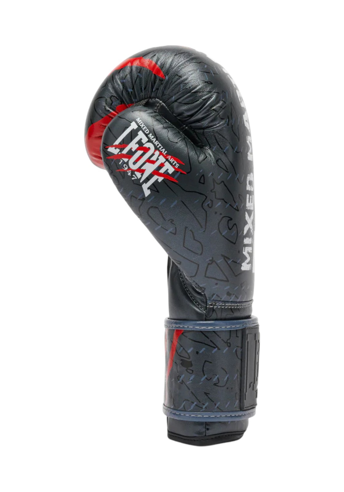 BOXE-KARATE-JUDO Nero/rosso Leone