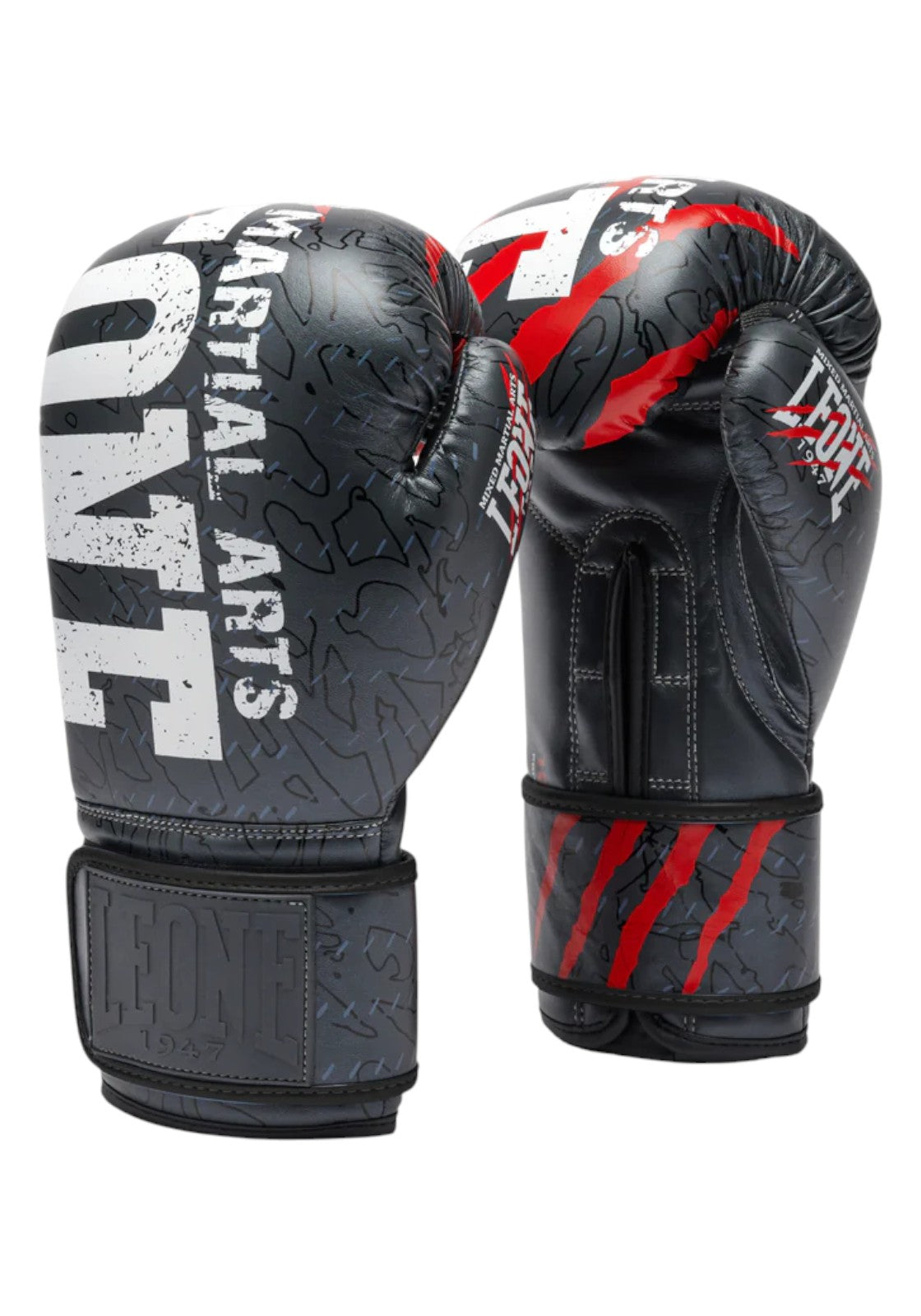 BOXE-KARATE-JUDO Nero/rosso Leone