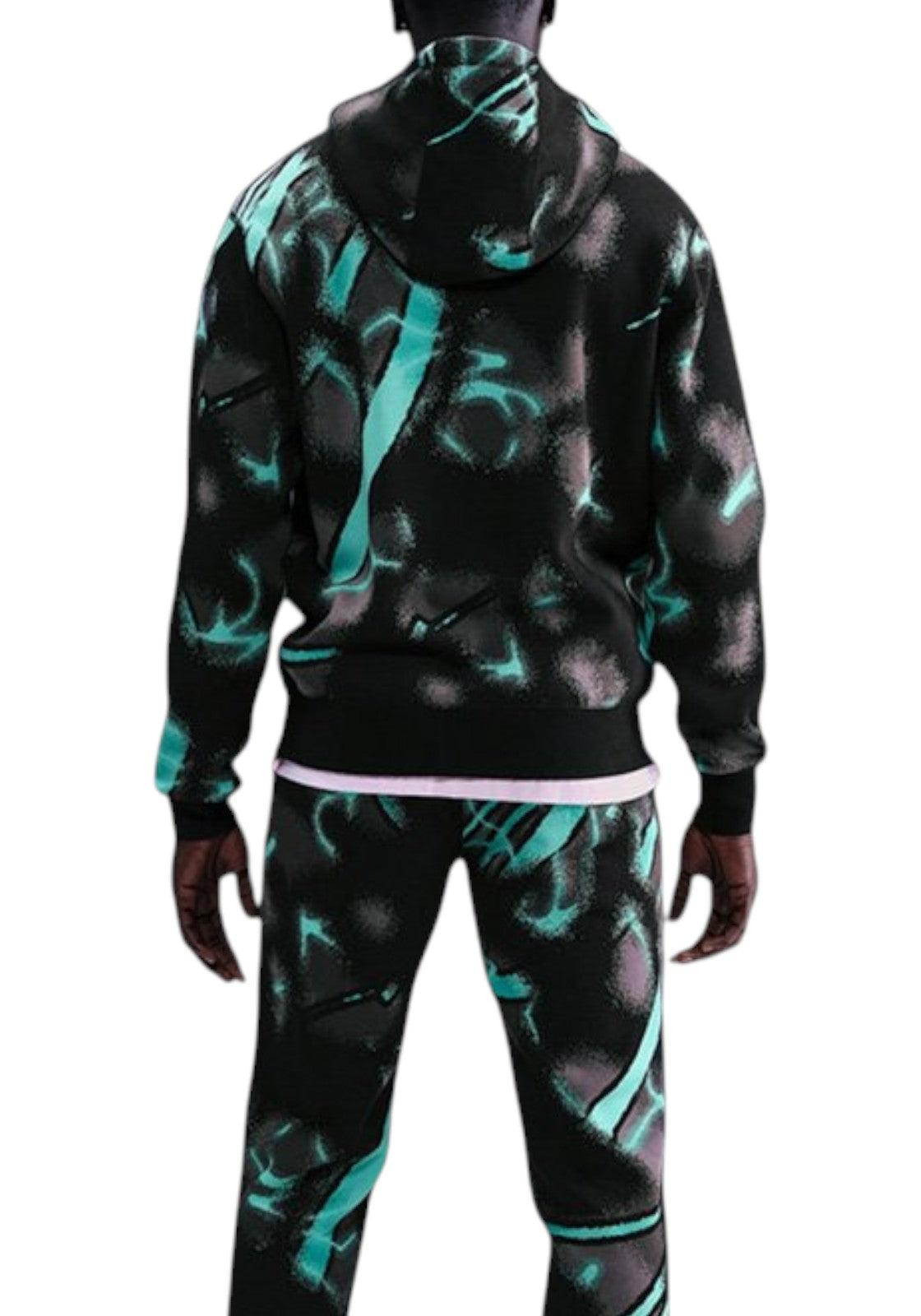 FELPE Nero/verde Nike