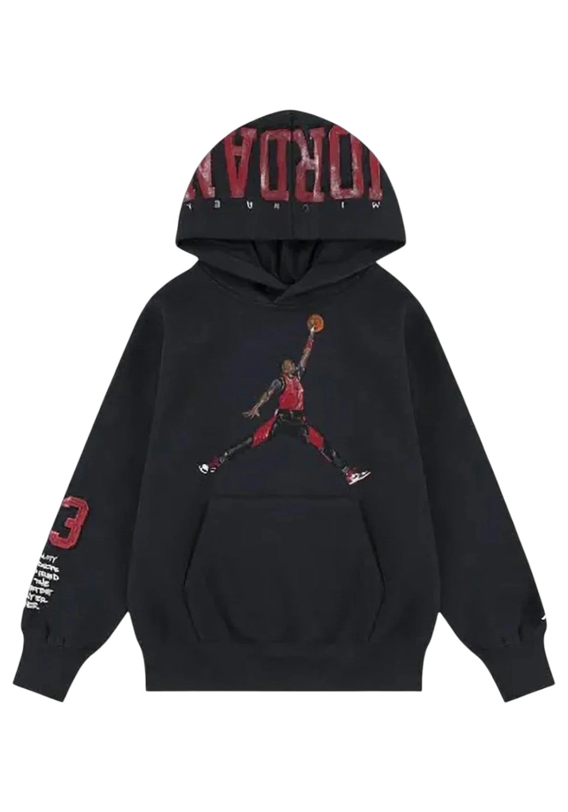 FELPE Nero/rosso Nike
