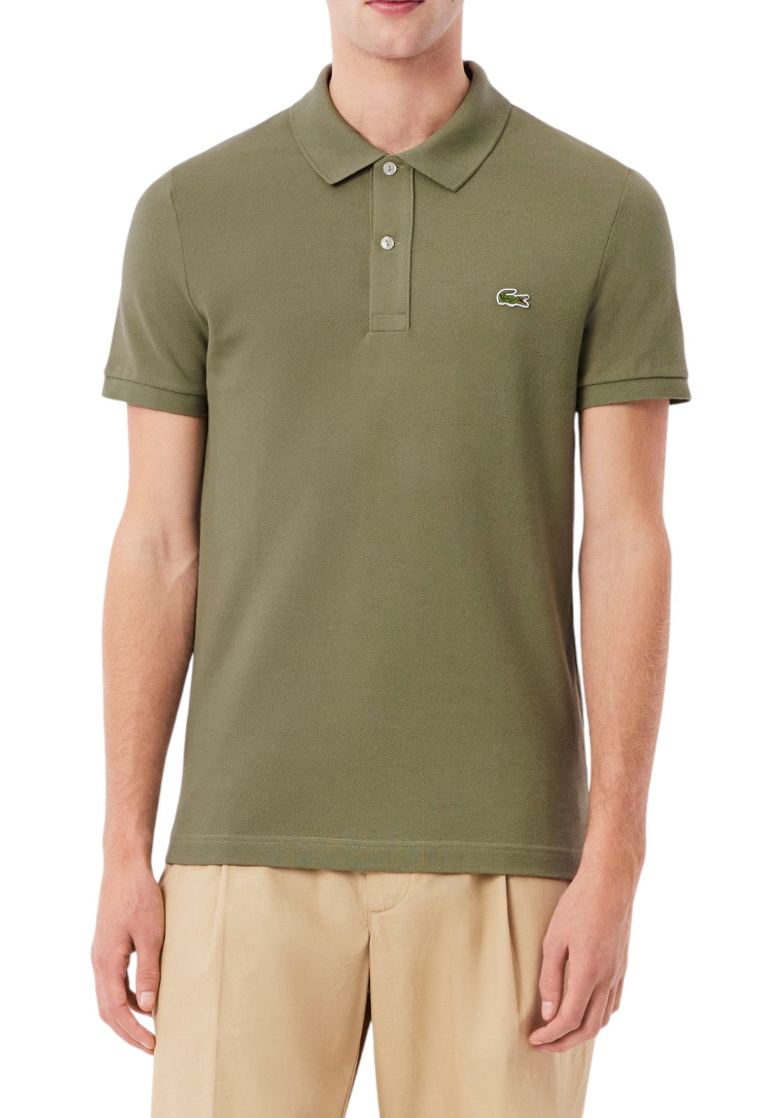 MAGLIONI E POLO Verde Militare Lacoste