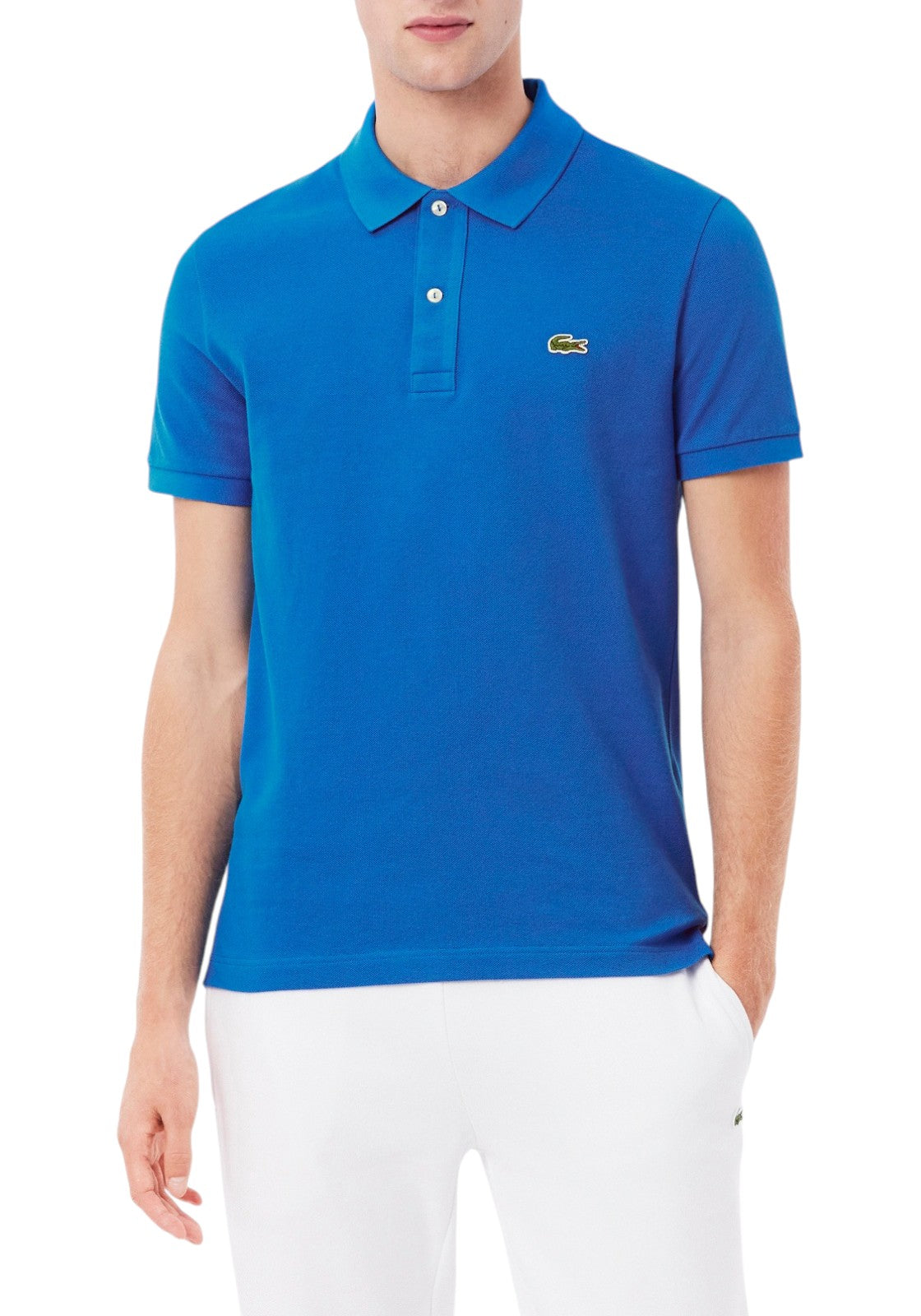 MAGLIONI E POLO Blu Elettrico Lacoste
