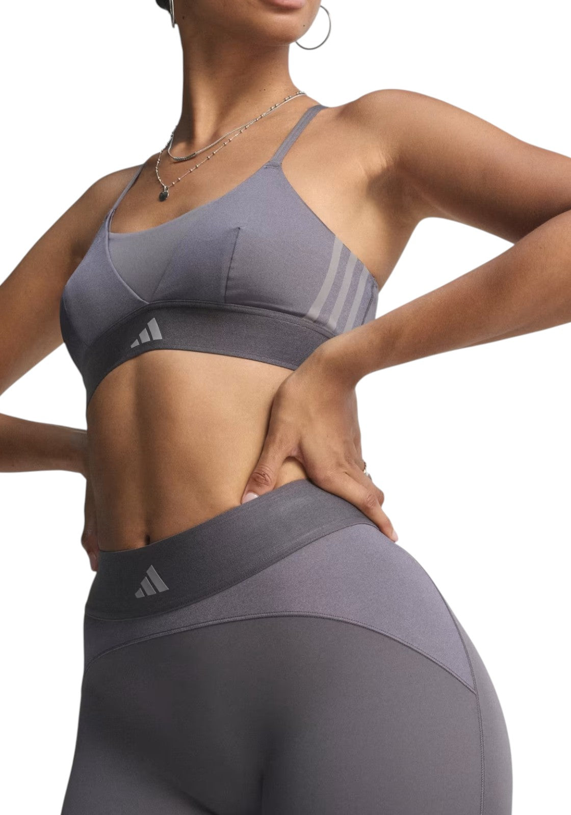 TOP PALESTRA Grigio Adidas