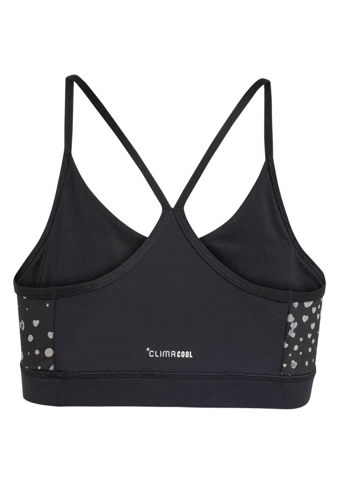 TOP PALESTRA Nero/argento Adidas