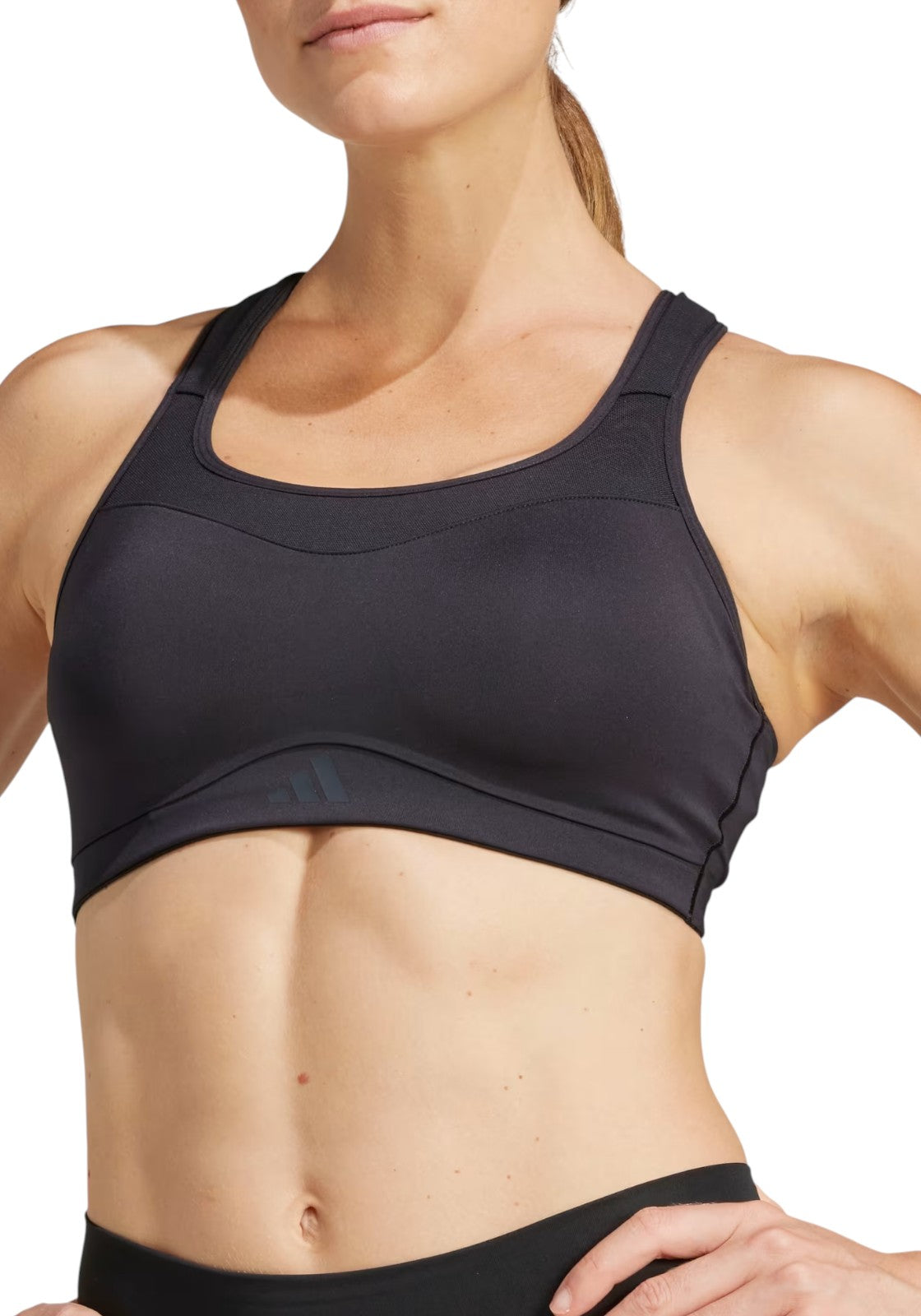 TOP PALESTRA Nero Adidas