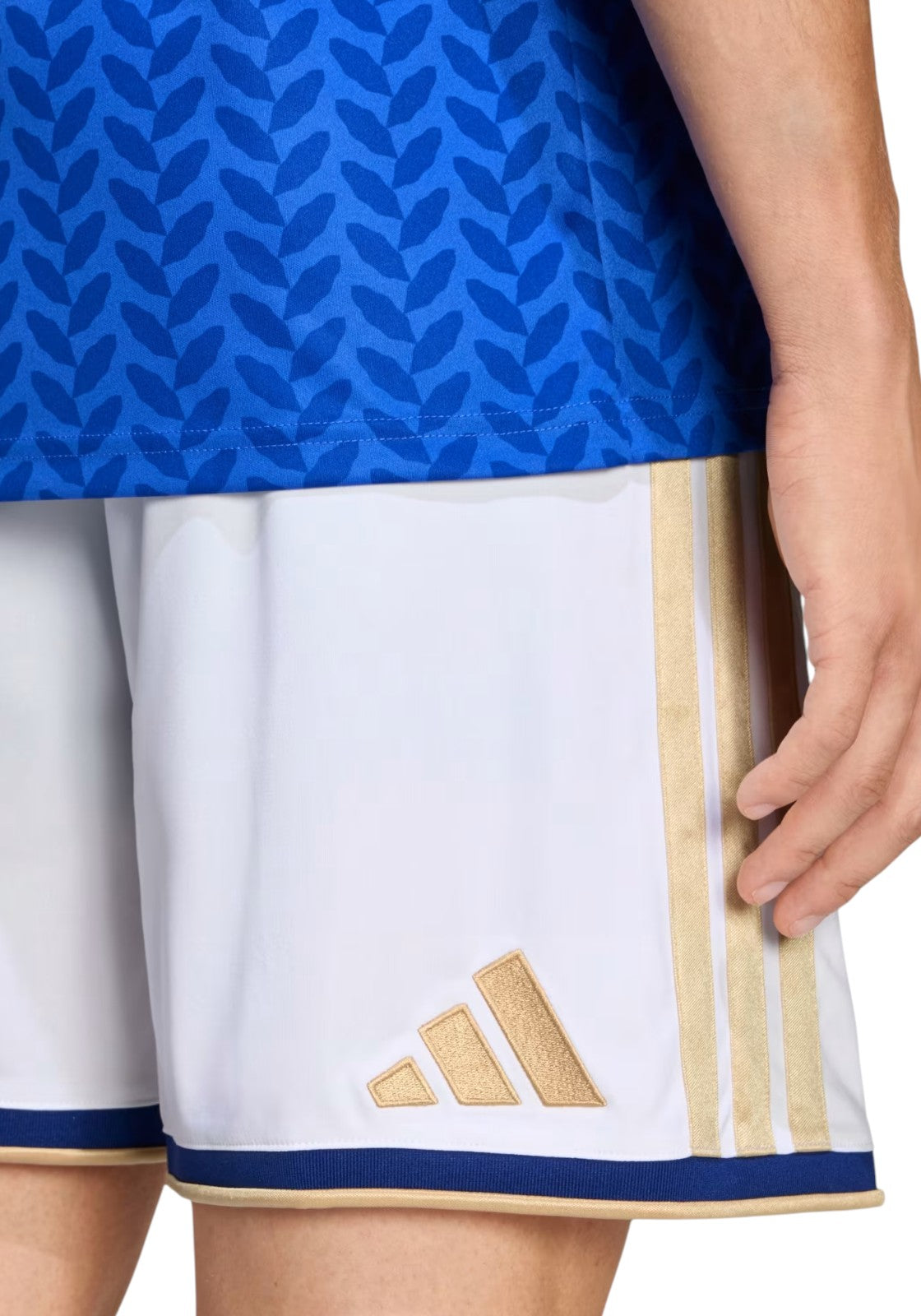 PANTALONCINI Bianco/oro Adidas