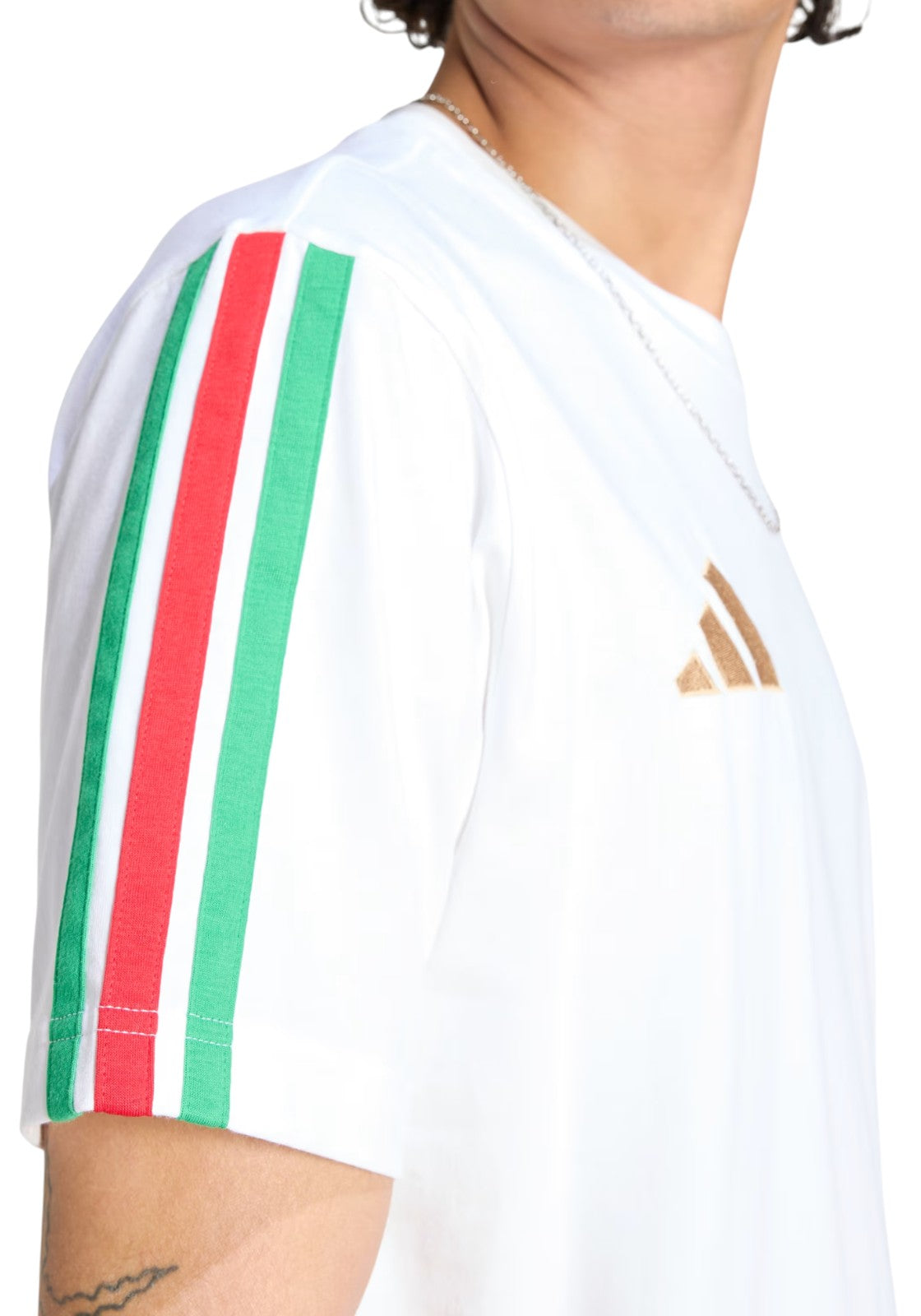 T-SHIRT E CANOTTE Bianco/oro Adidas