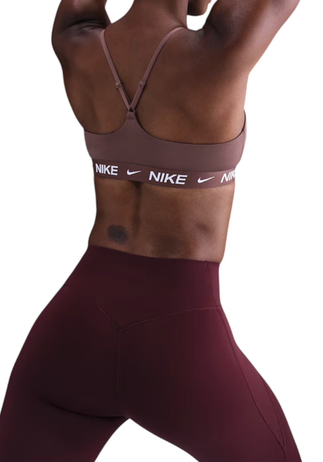 TOP PALESTRA Marrone Nike