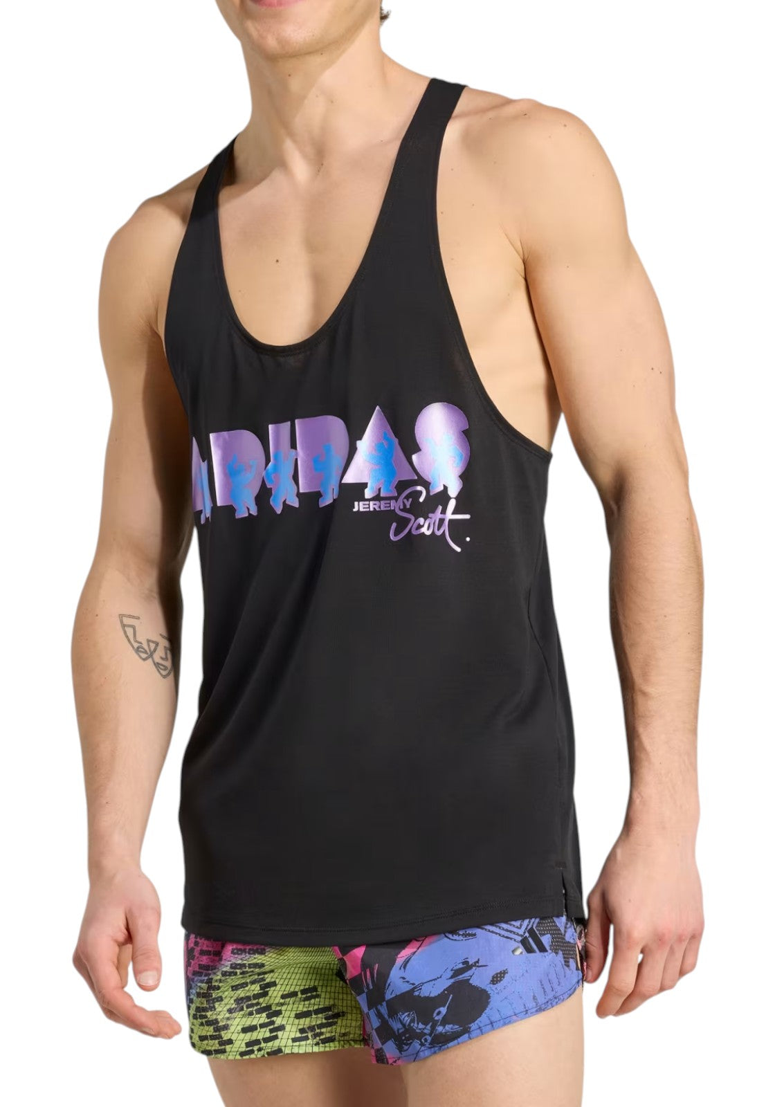 T-SHIRT E CANOTTE Nero/viola Adidas