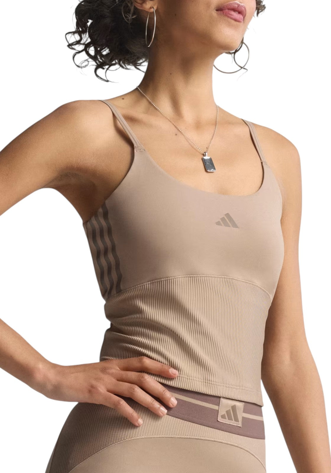 T-SHIRT E CANOTTE Beige Adidas