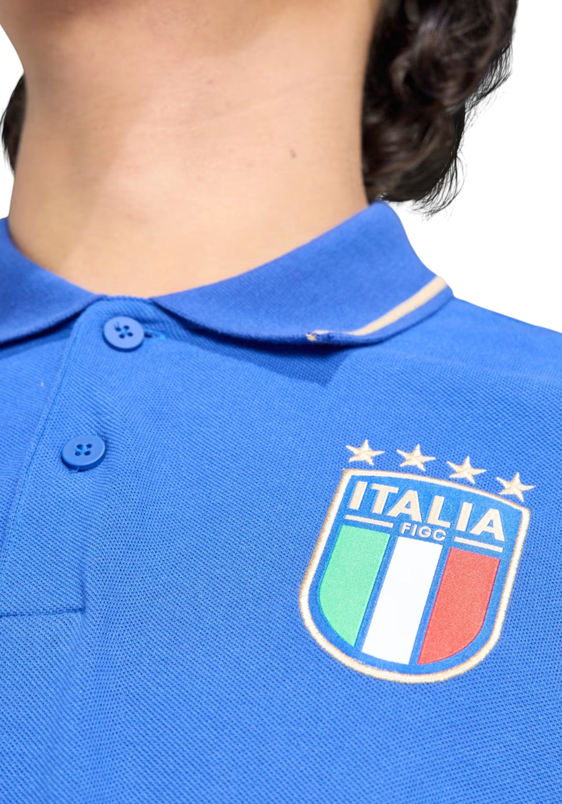 MAGLIONI E POLO Azzurro/oro Adidas