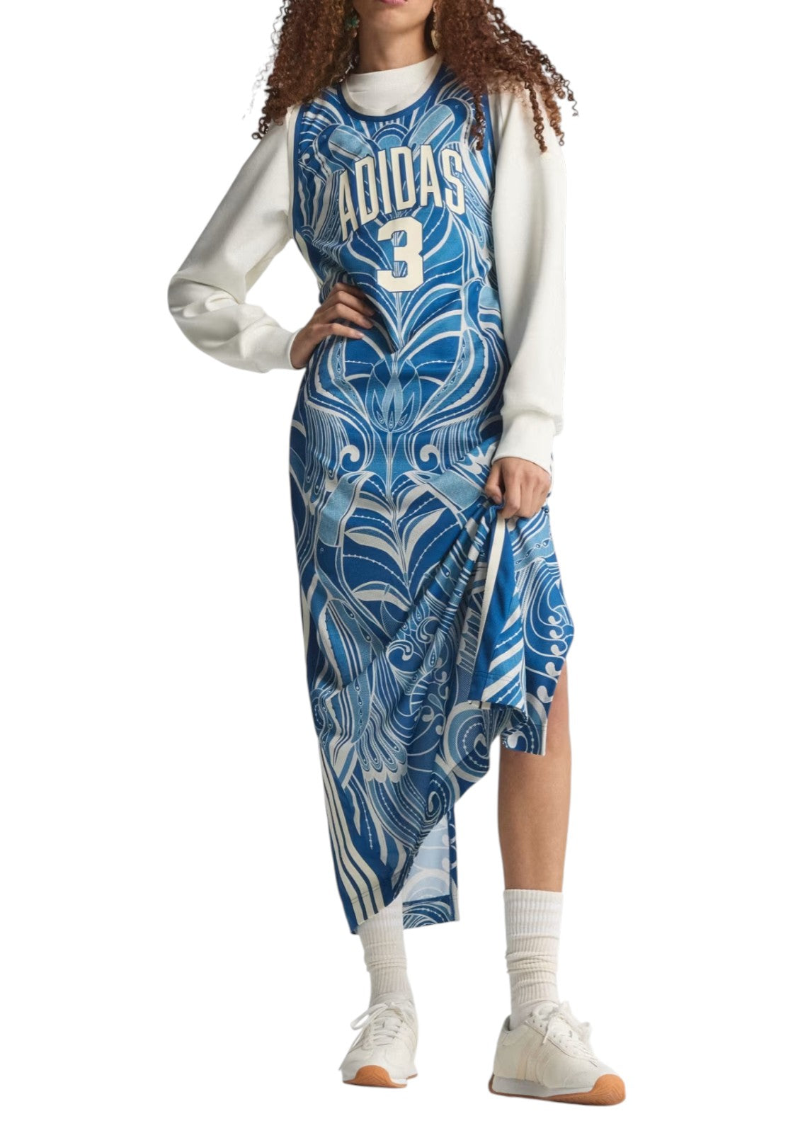 VESTITI-GONNE Azzurro Adidas