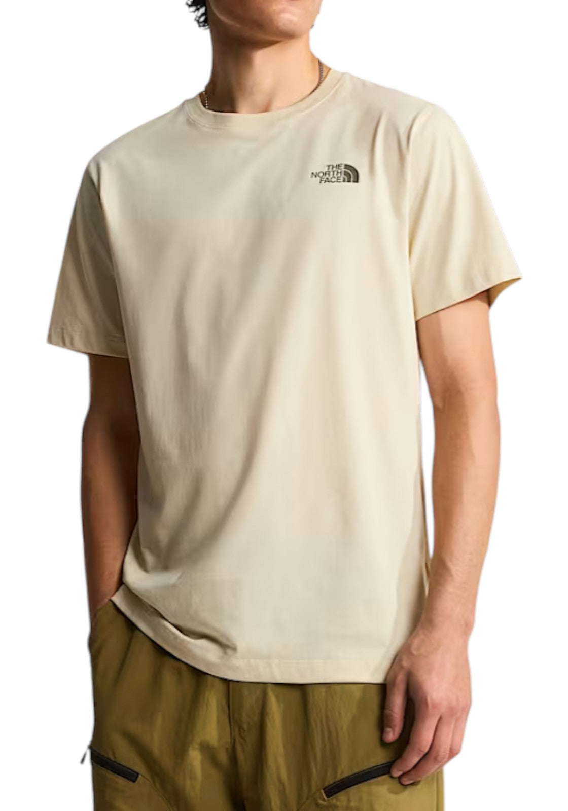 T-SHIRT E CANOTTE Beige/verde The North Face
