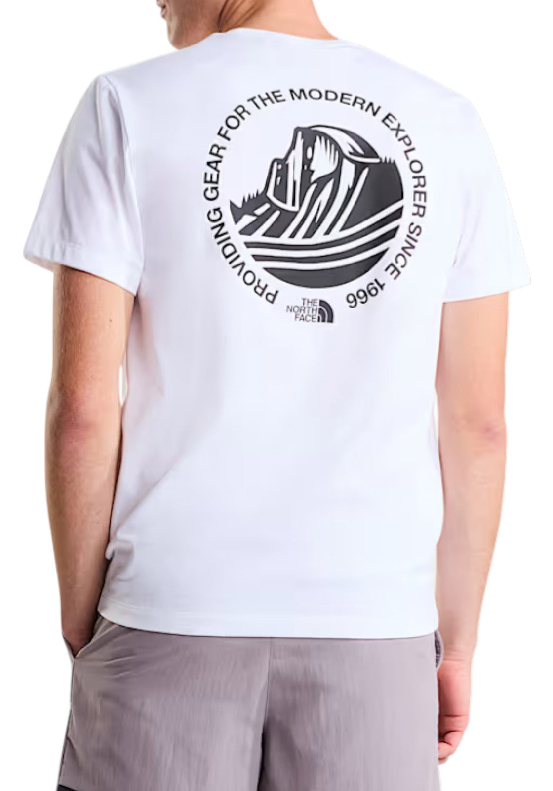 T-SHIRT E CANOTTE Bianco/nero The North Face